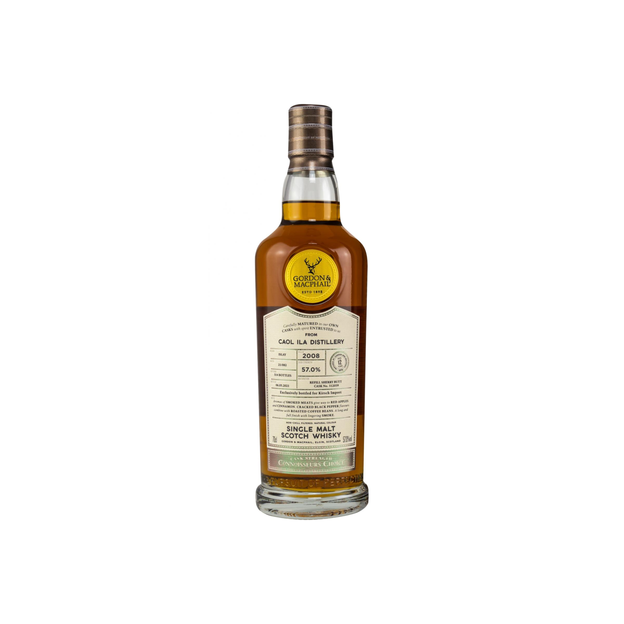 Caol Ila Connoisseurs Choice - Cask Strength 2008 12 Years Single Malt Whisky