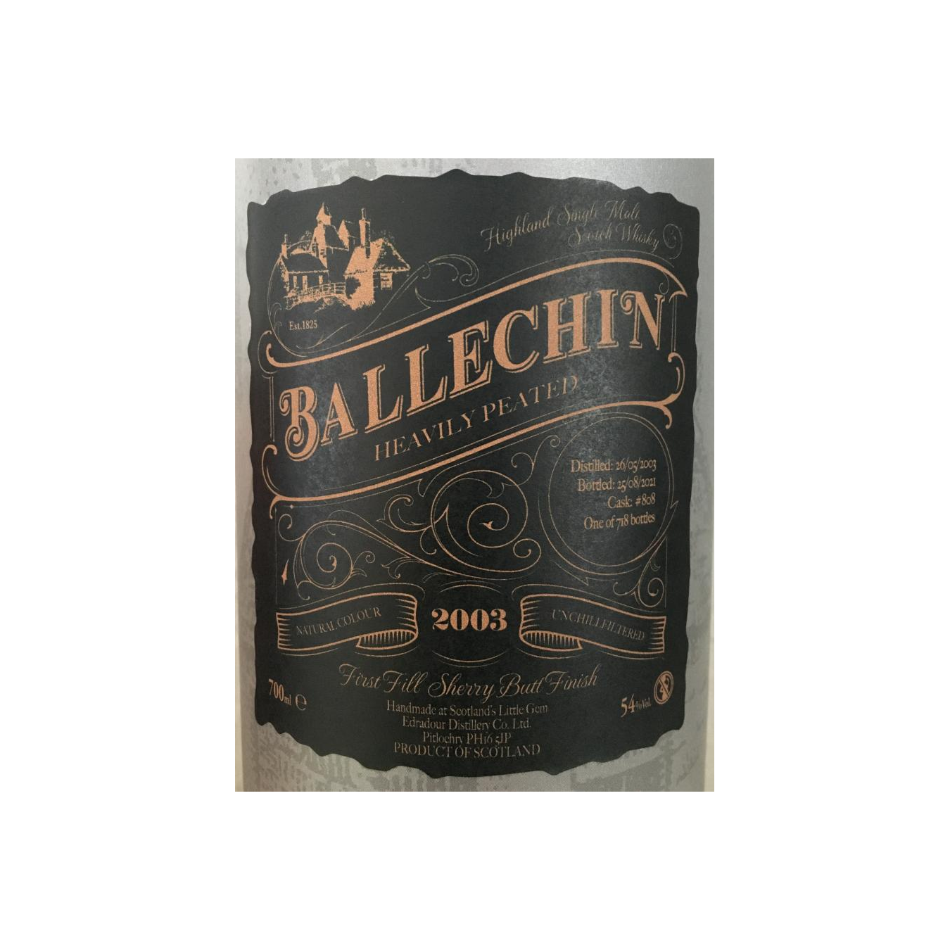 Ballechin 2003 18 Years Single Malt Whisky 2