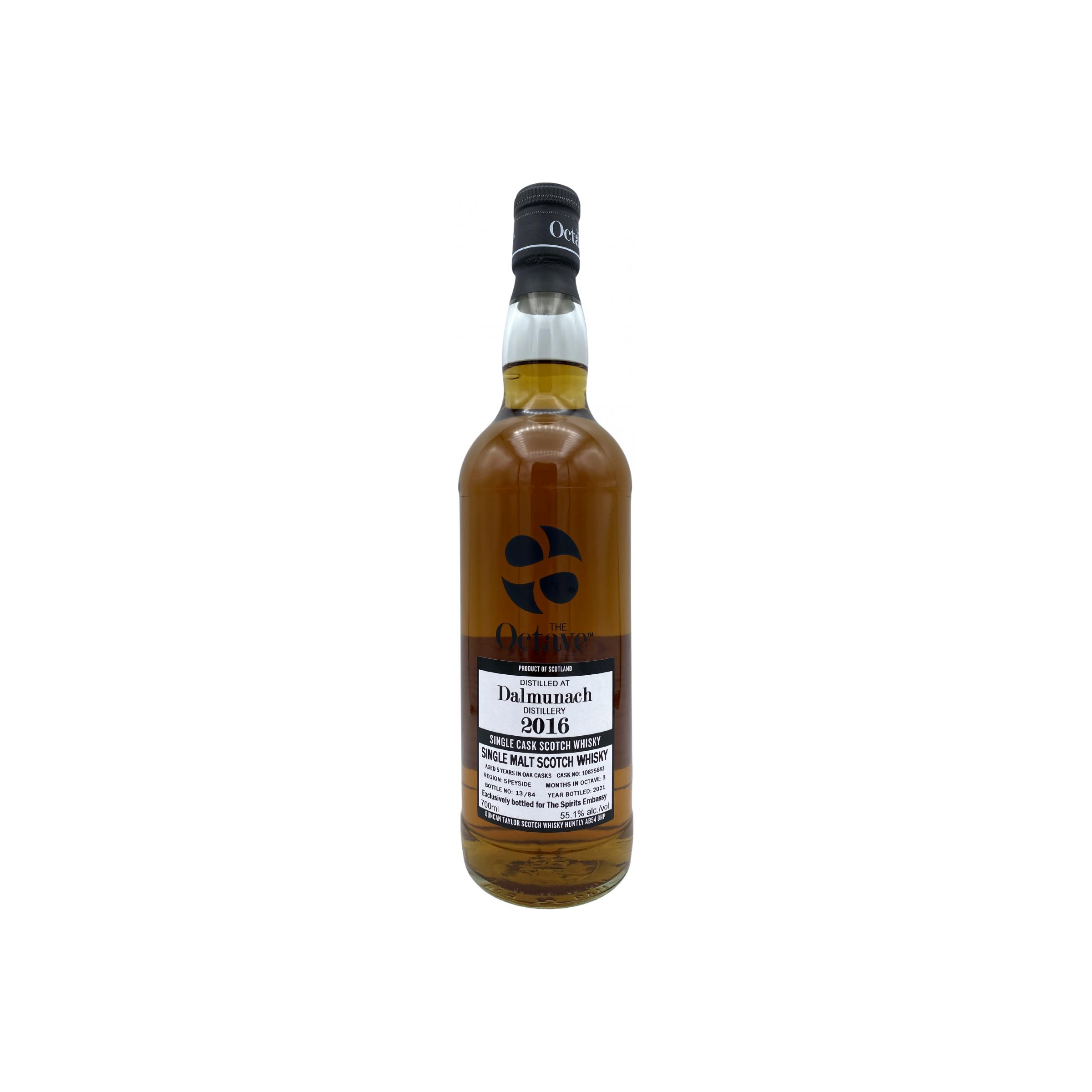 Dalmunach The Octave 2016 5 Years Single Malt Whisky