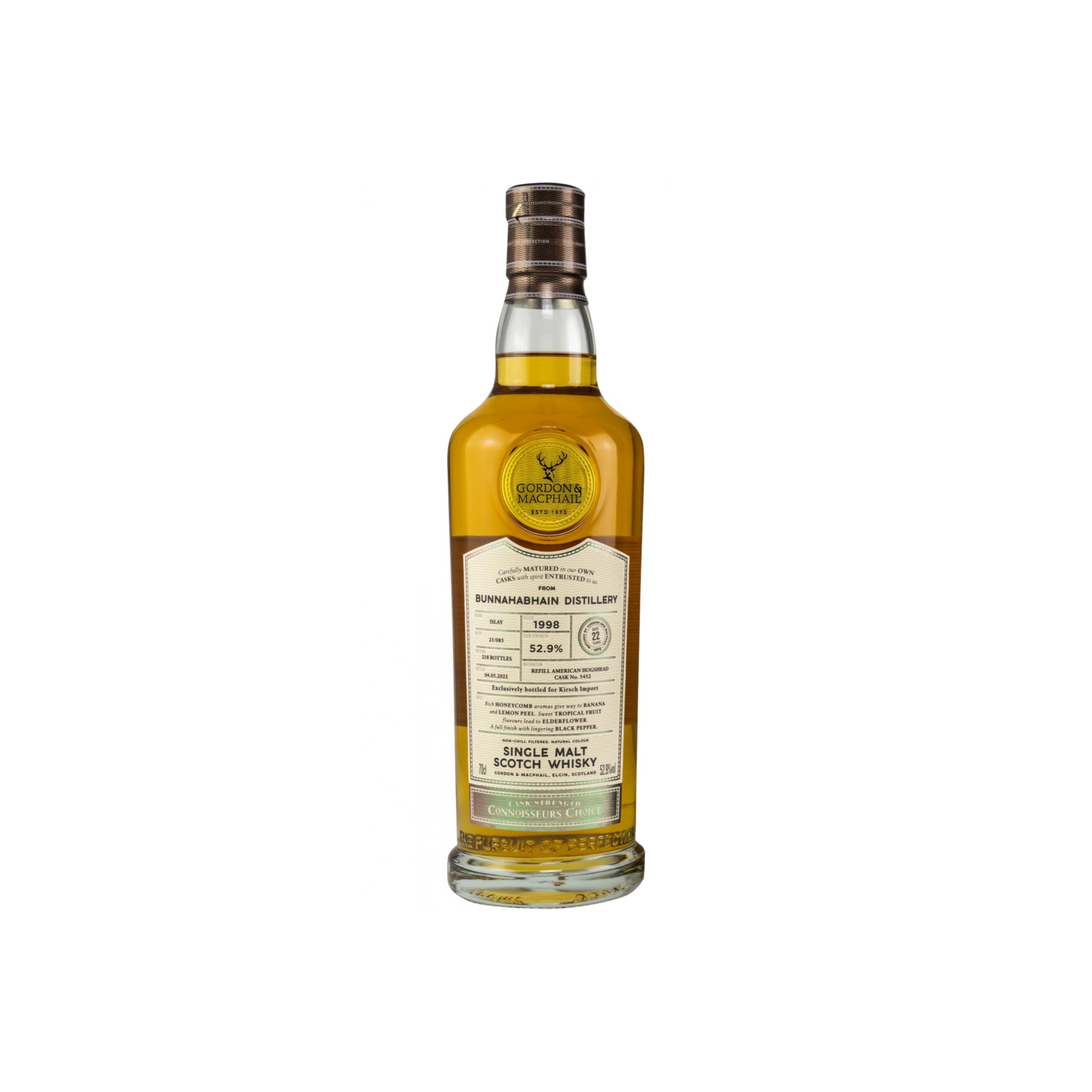 Bunnahabhain Connoisseurs Choice - Cask Strength 1998 22 Years Single Malt Whisky