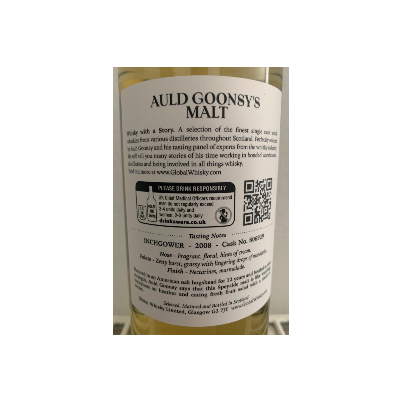 Inchgower 2008 12 Years Single Malt Whisky 3