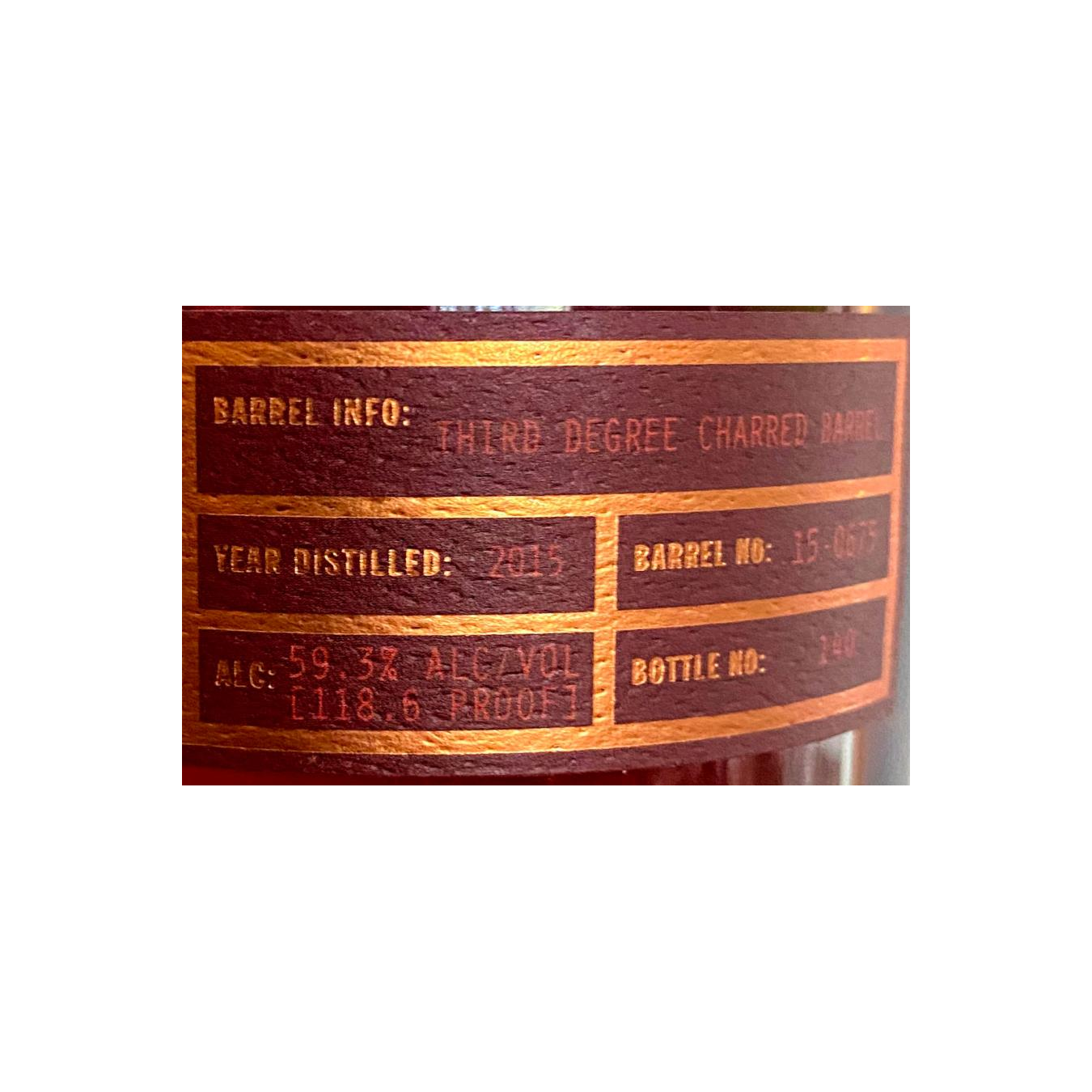 Sonoma County Cherrywood smoked Straight Bourbon Whiskey 3