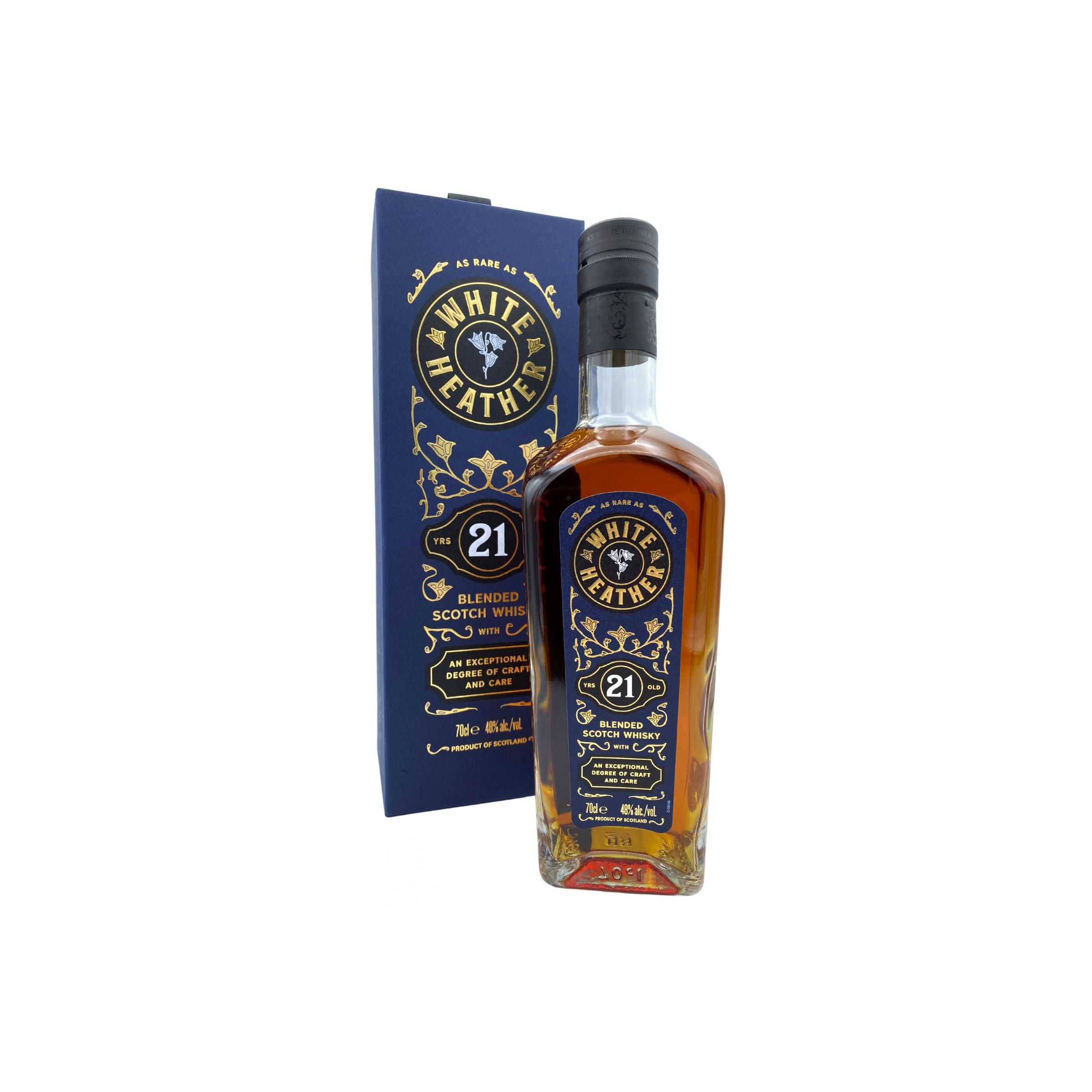 White Heather Blended Scotch Whisky 21 Years Blended Whisky 3