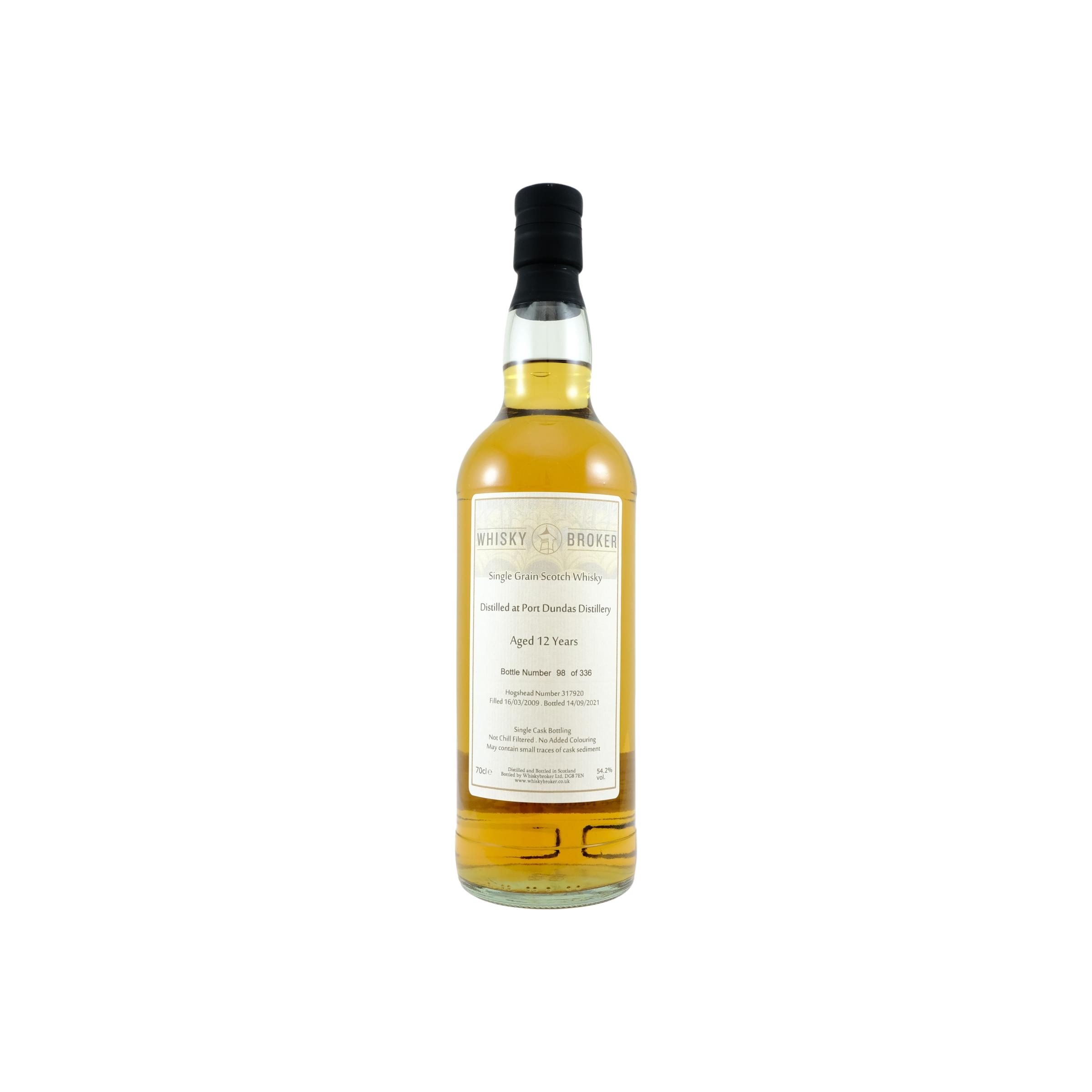Port Dundas 2009 12 Years Single Grain Whisky