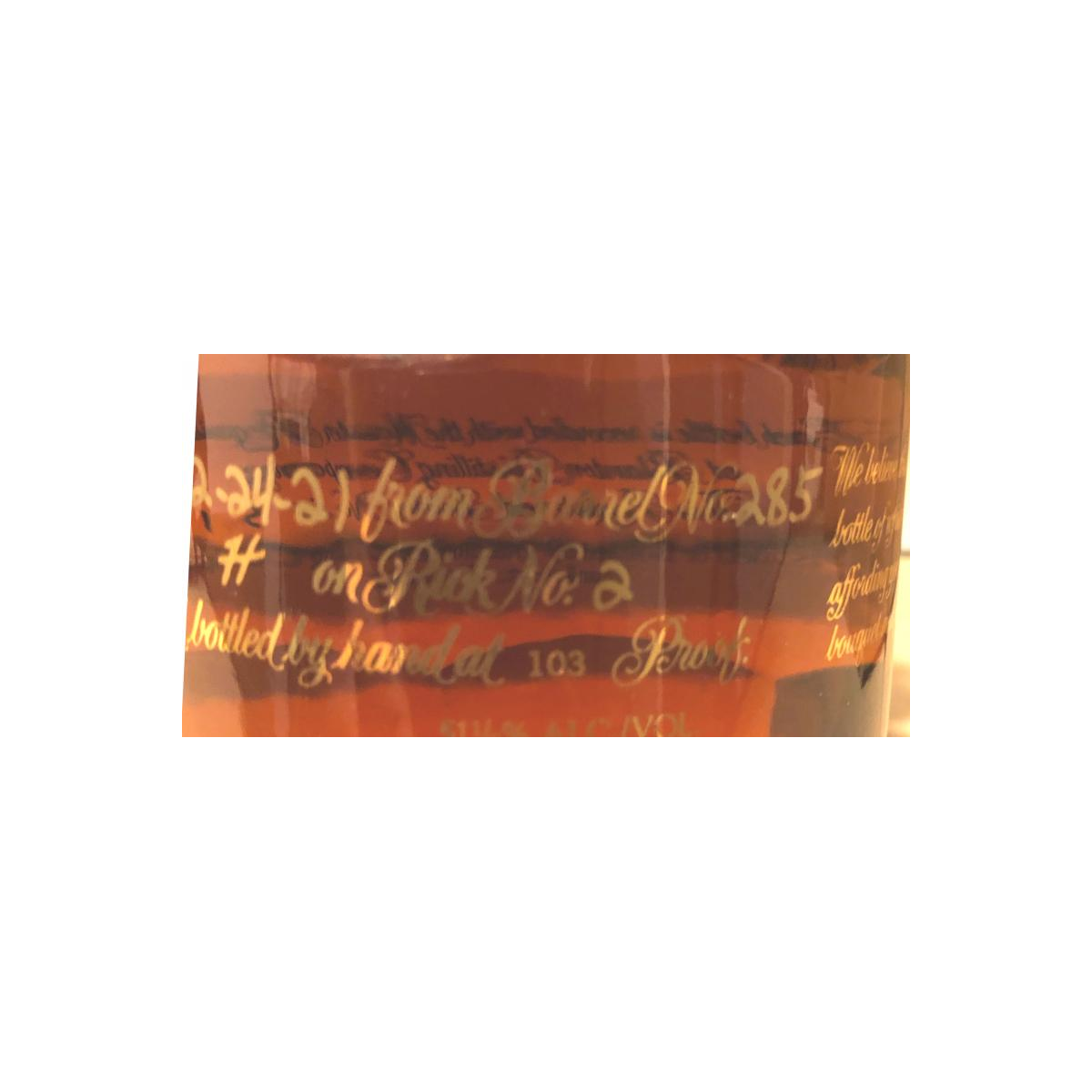 Blanton's Gold Edition Bourbon Whisky 2