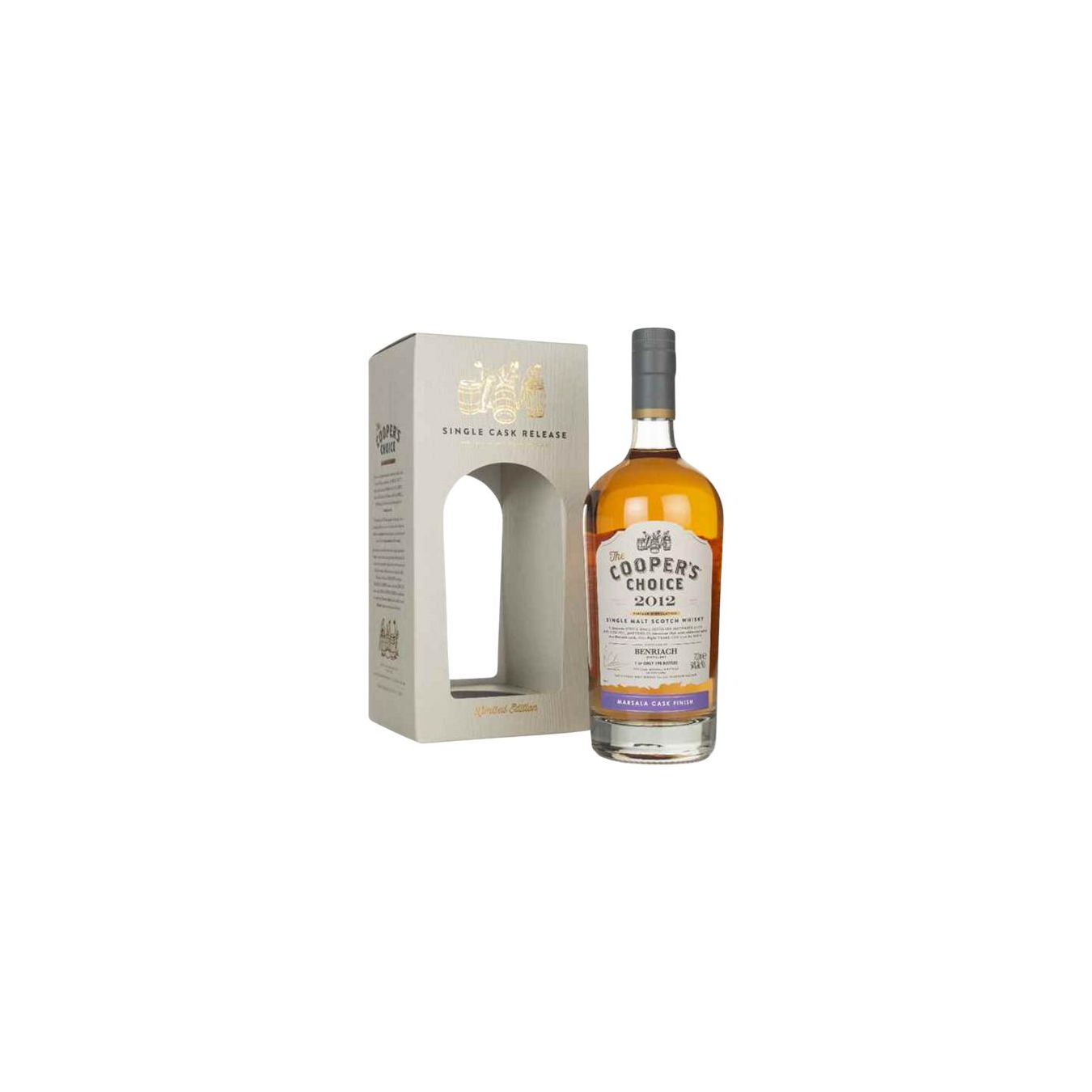 BenRiach The Cooper's Choice 2012 8 Years Single Malt Whisky 2