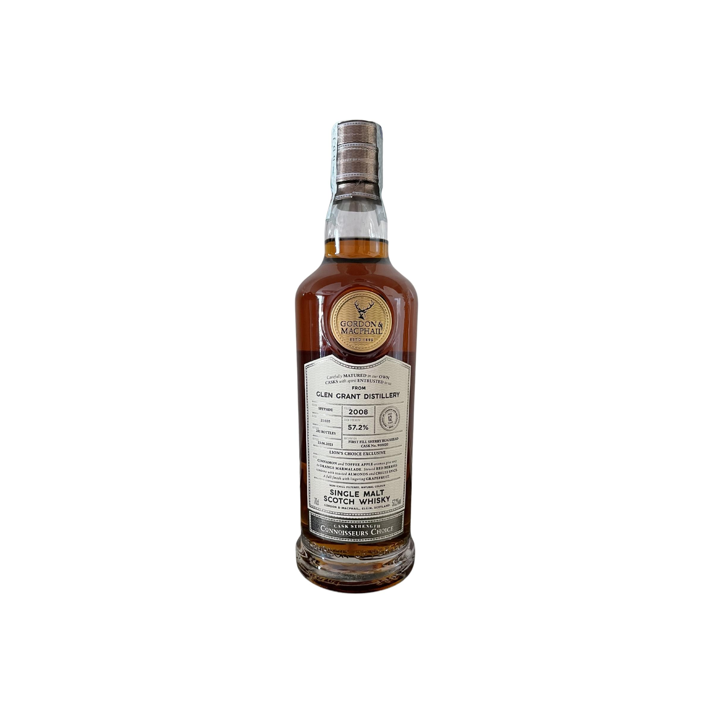Glen Grant Connoisseurs Choice - Cask Strength 2008 12 Years Single Malt Whisky