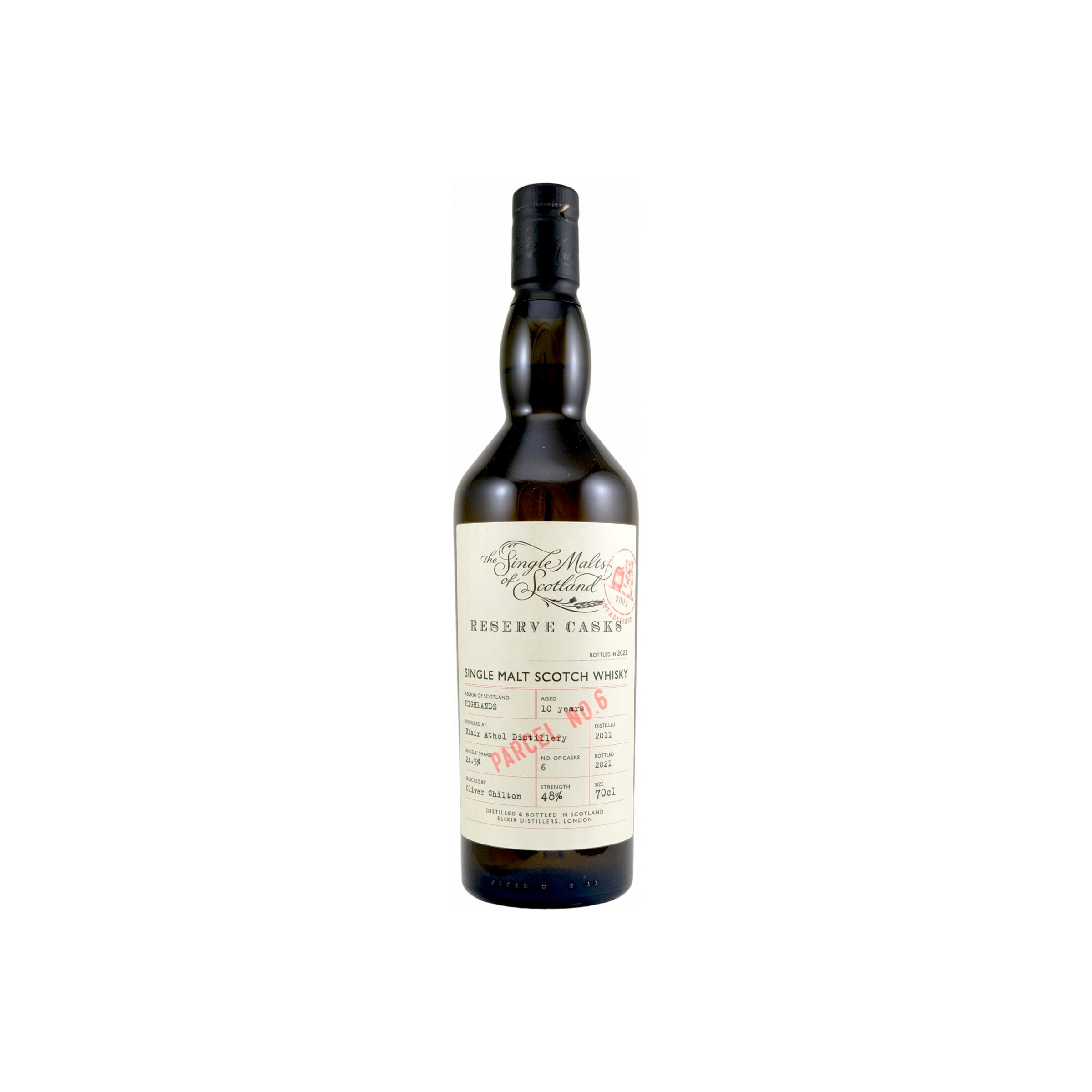 Blair Athol 2011 10 Years Single Malt Whisky