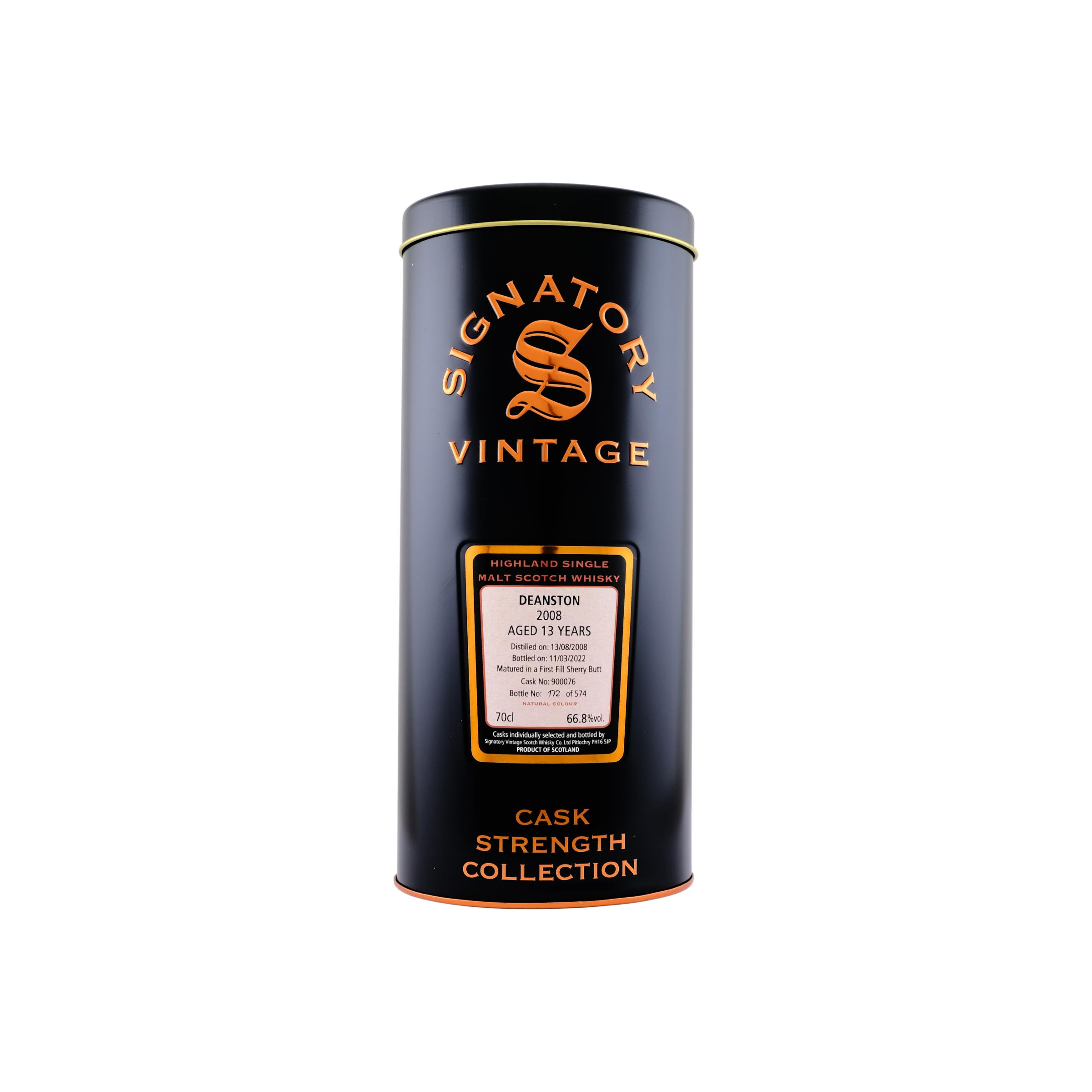 Deanston Cask Strength Collection 2008 13 Years Single Malt Whisky 2