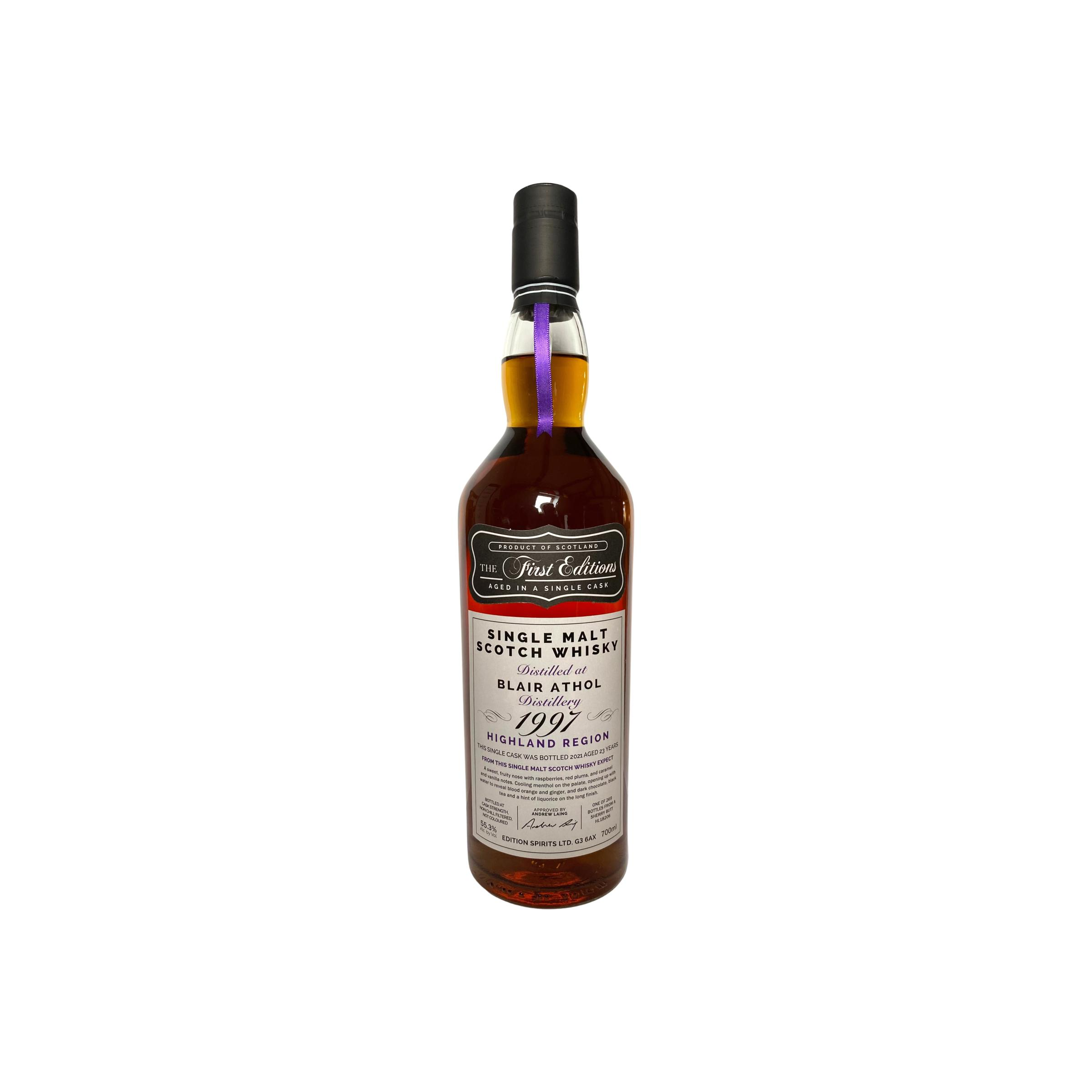 Blair Athol The First Editions 1997 23 Years Single Malt Whisky