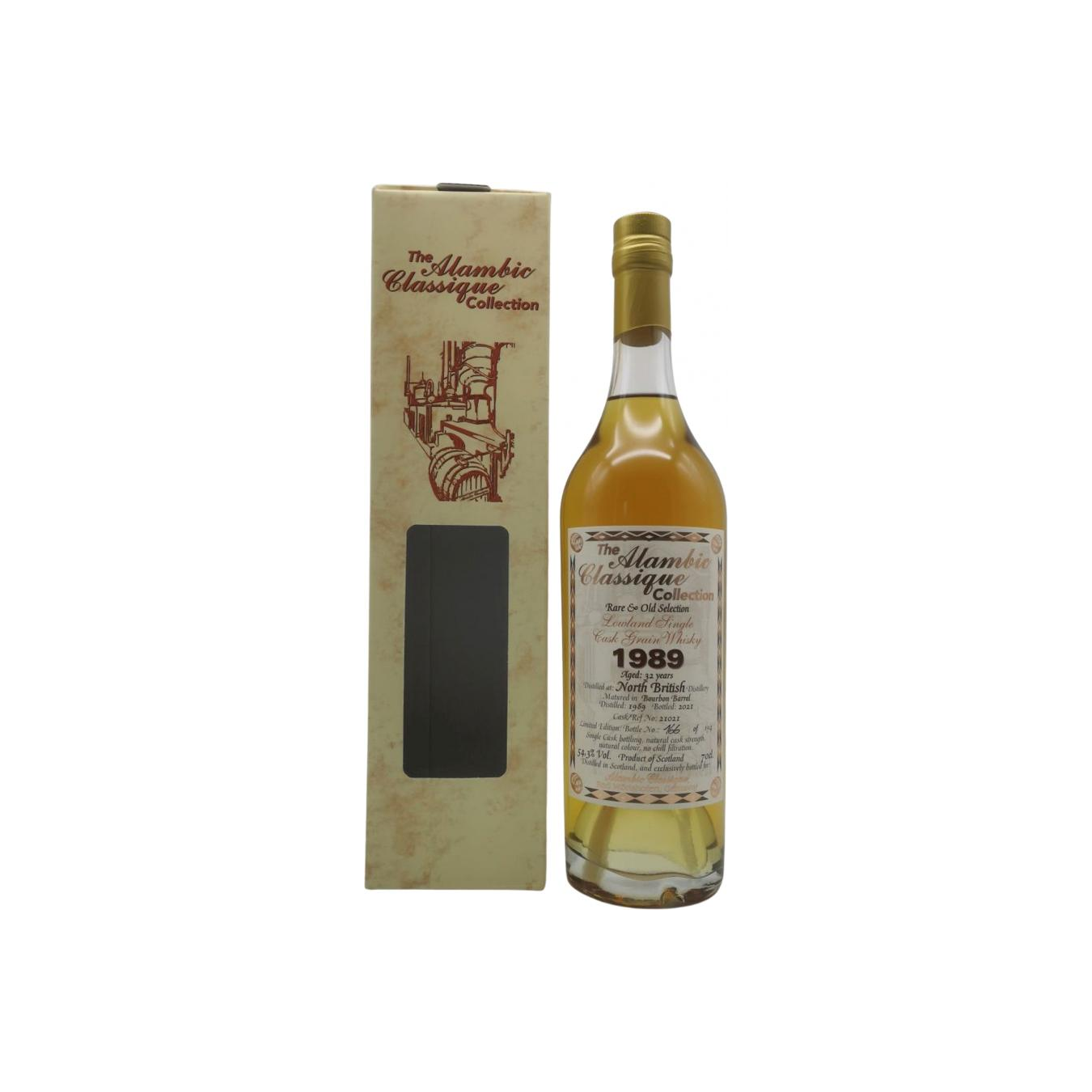 North British 1989 32 Years Single Grain Whisky