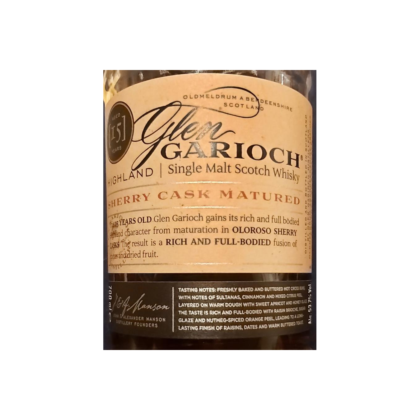 Glen Garioch 15 Years Single Malt Whisky 2