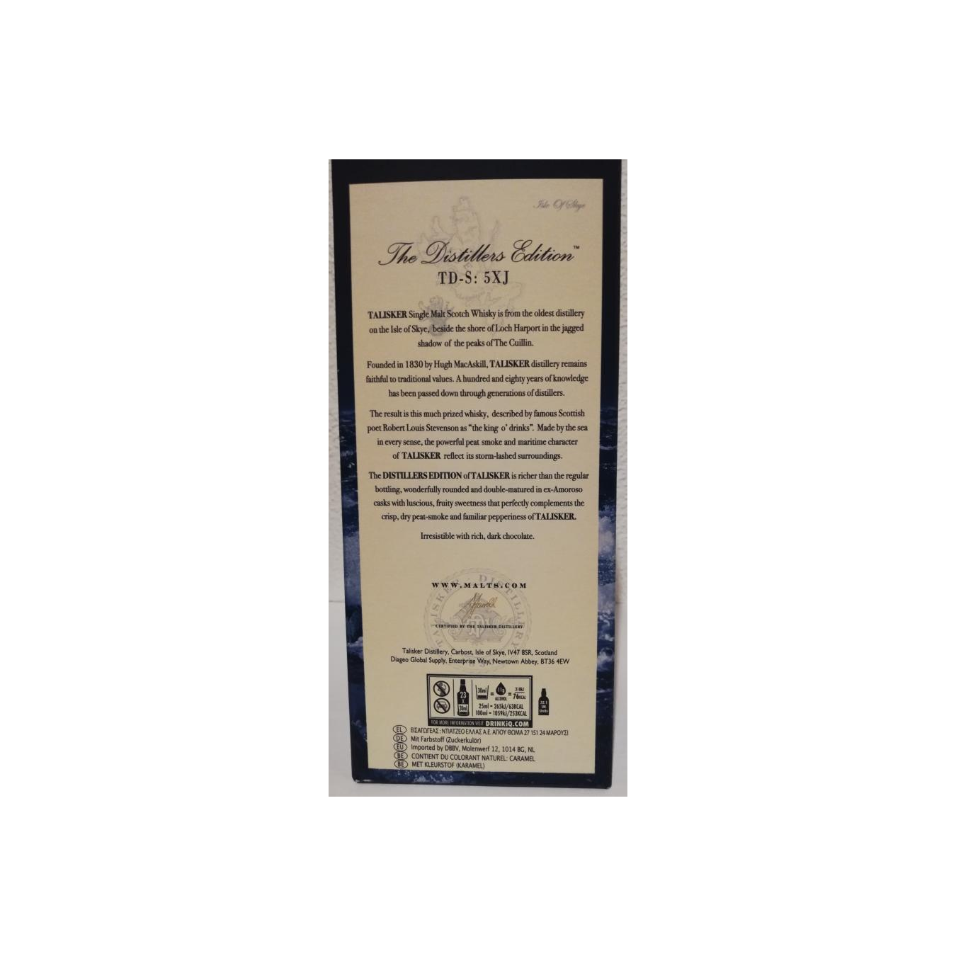 Talisker The Distillers Edition 2011 Single Malt Whisky 3