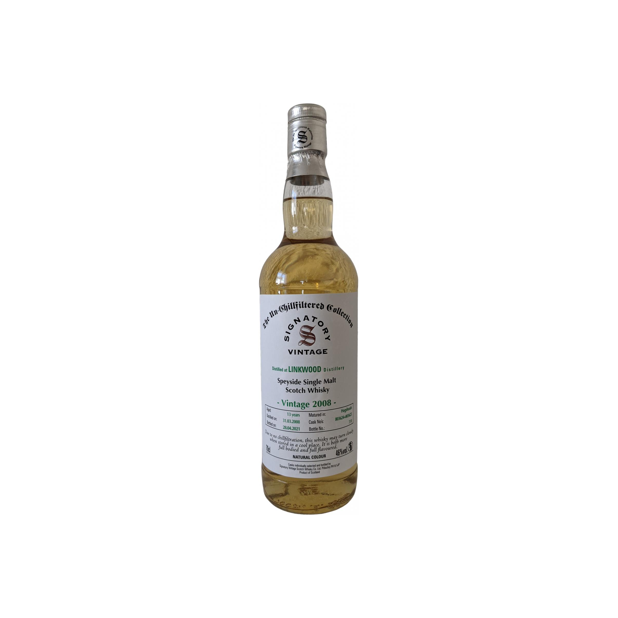 Linkwood The Un-Chillfiltered Collection 2008 13 Years Single Malt Whisky
