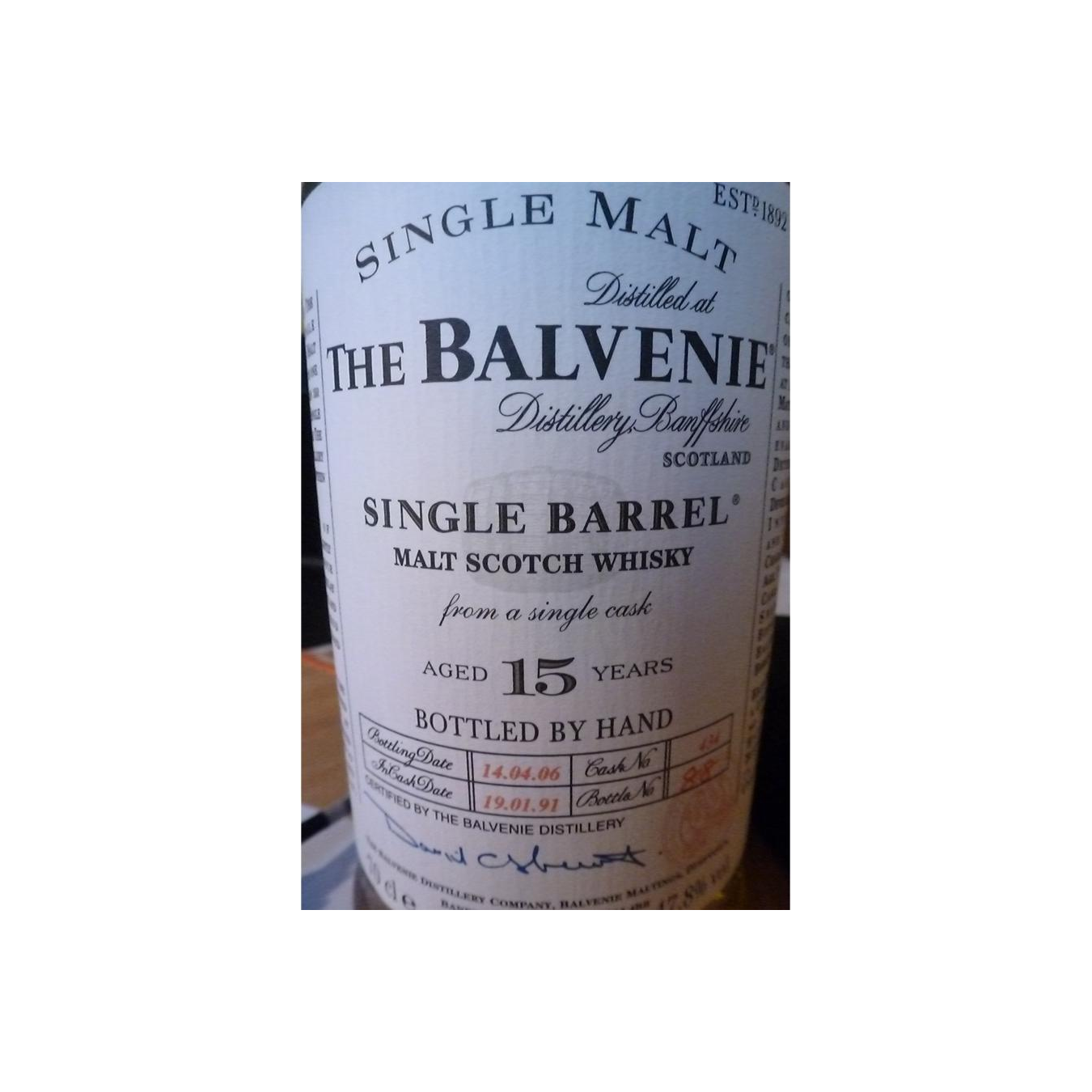 Balvenie 15-year-old
