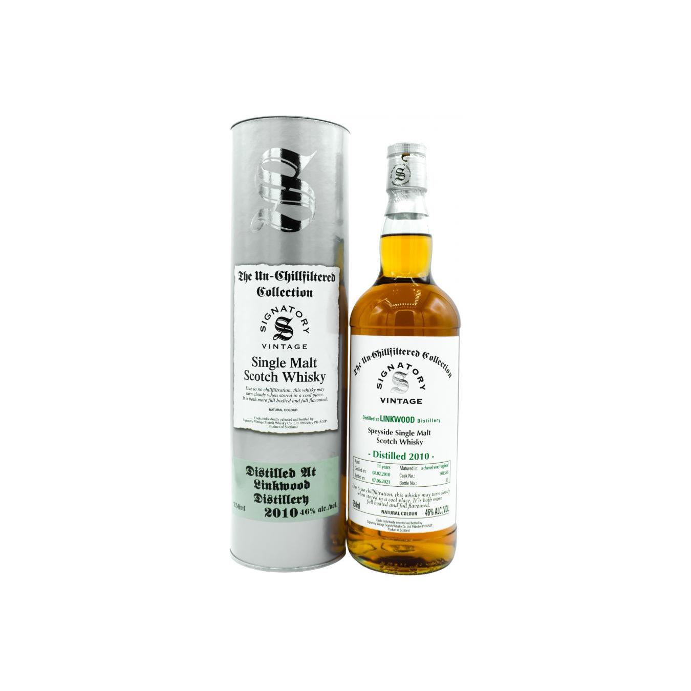 Linkwood The Un-Chillfiltered Collection 2010 11 Years Single Malt Whisky 2