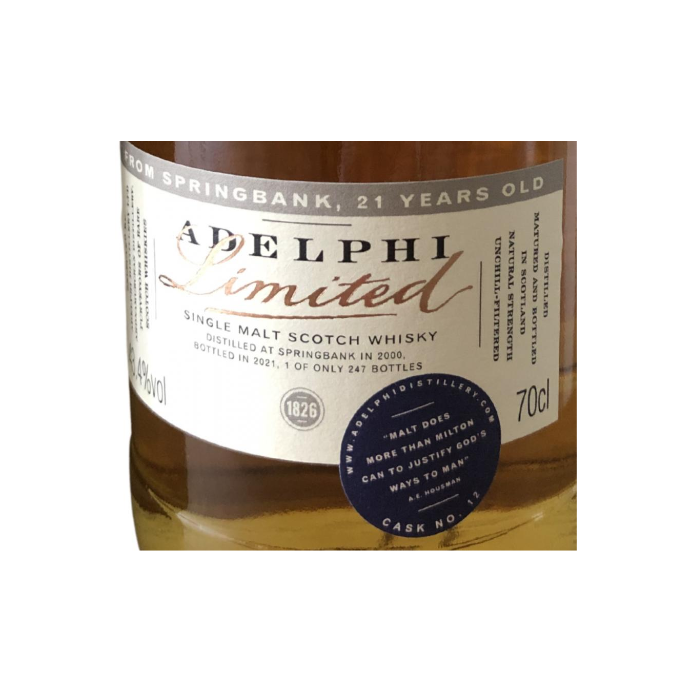 Springbank 2000 21 Years Single Malt Whisky 2