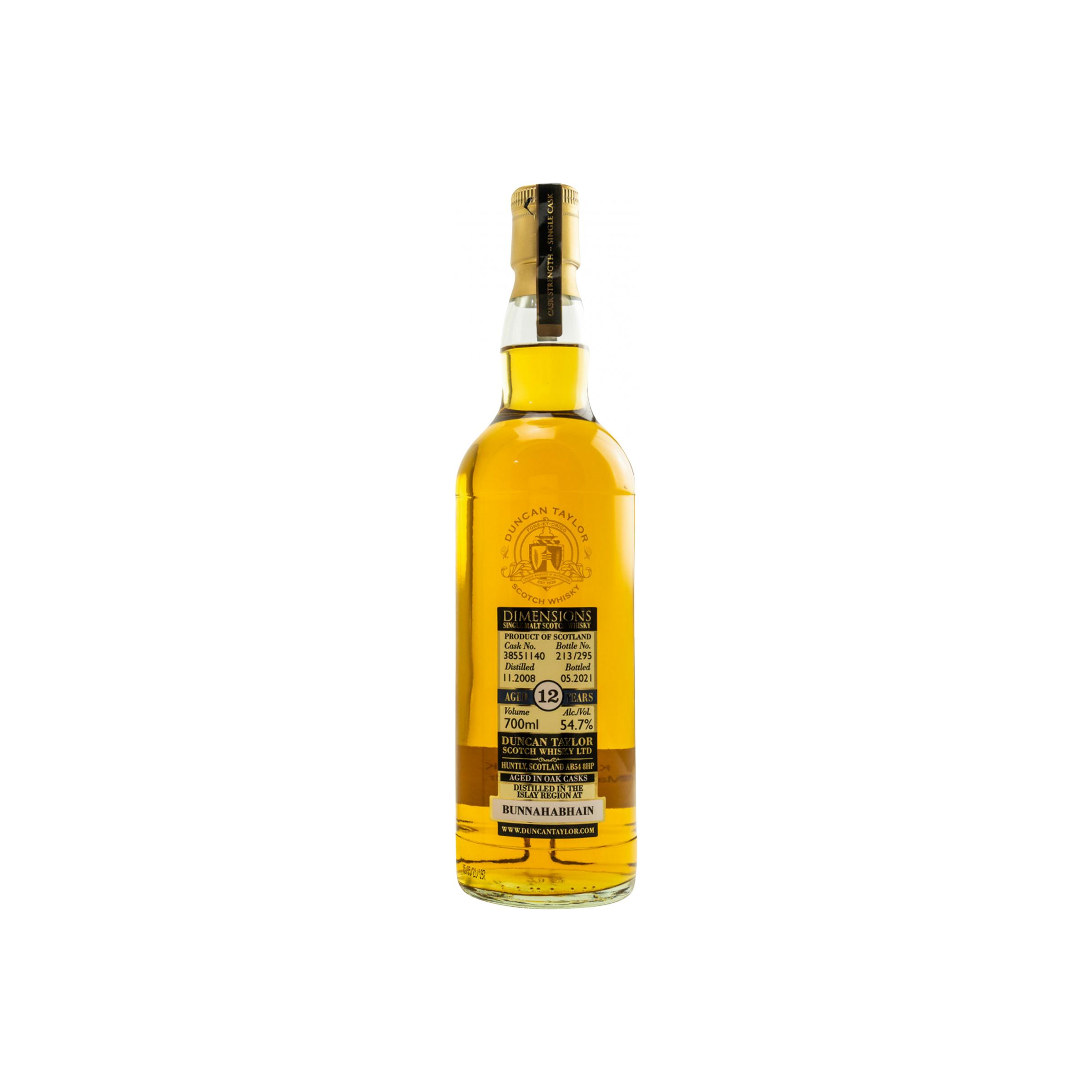 Bunnahabhain Dimensions 2008 12 Years Single Malt Whisky