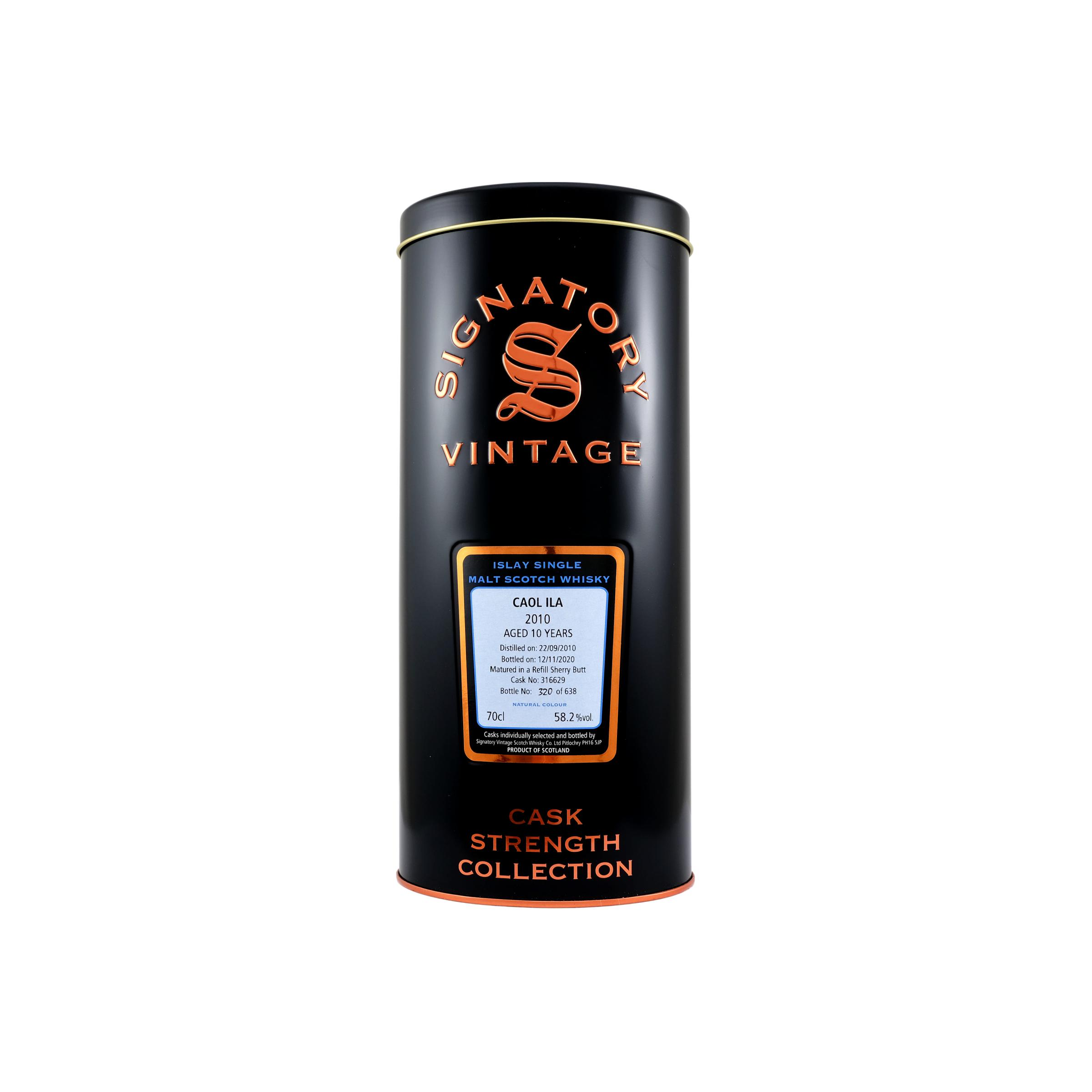 Caol Ila Cask Strength Collection 2010 10 Years Single Malt Whisky 2