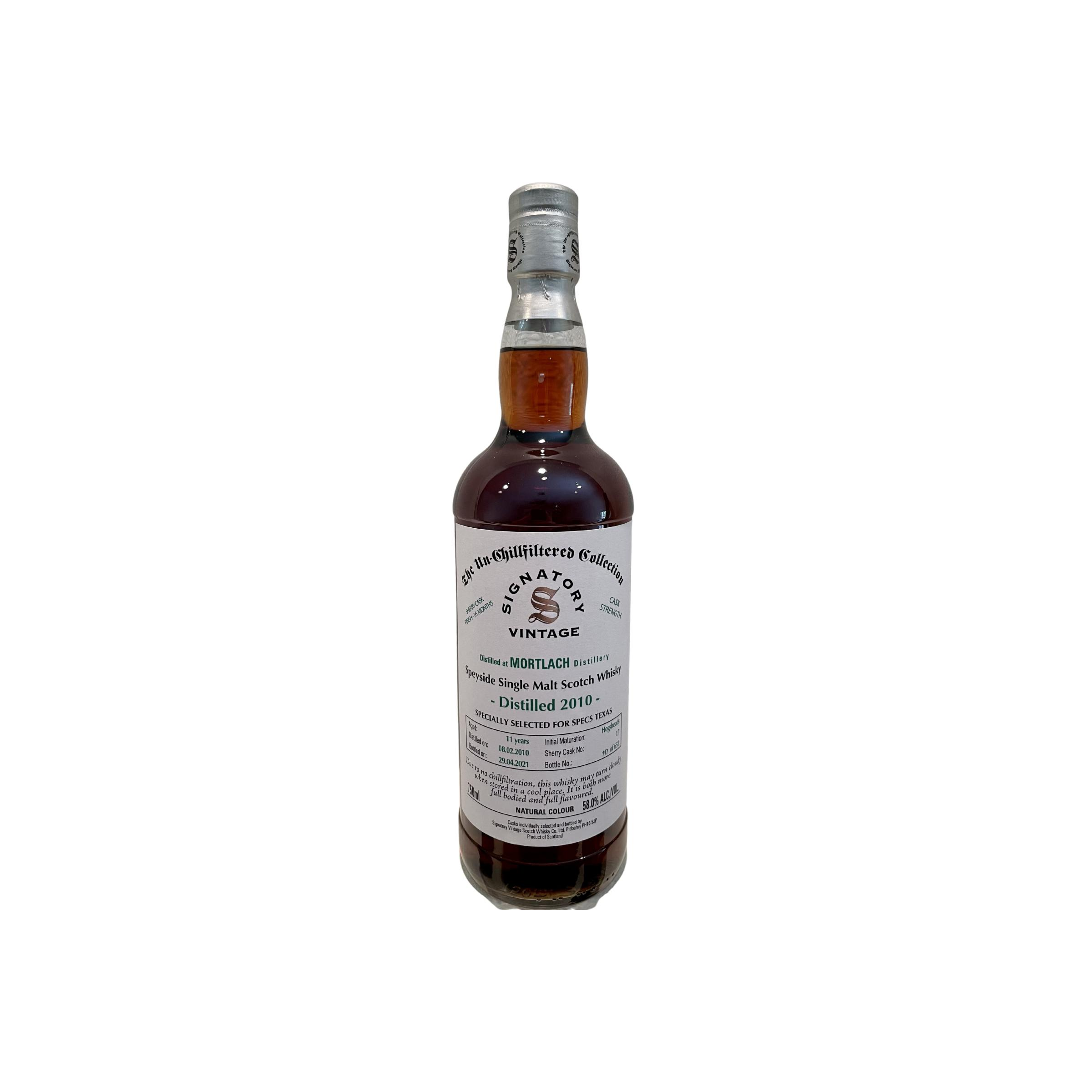 Mortlach The Un-Chillfiltered Collection 2010 11 Years Single Malt Whisky