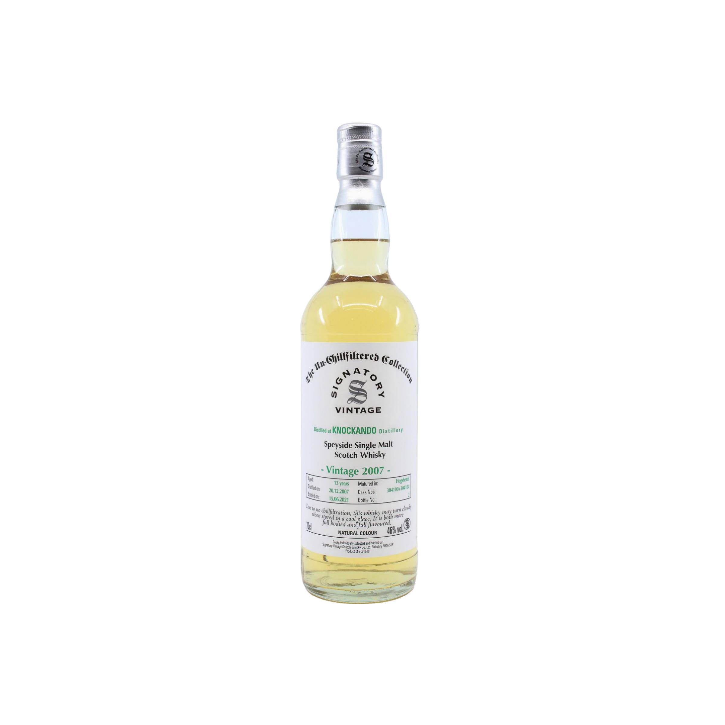 Knockando The Un-Chillfiltered Collection 2007 13 Years Single Malt Whisky 2