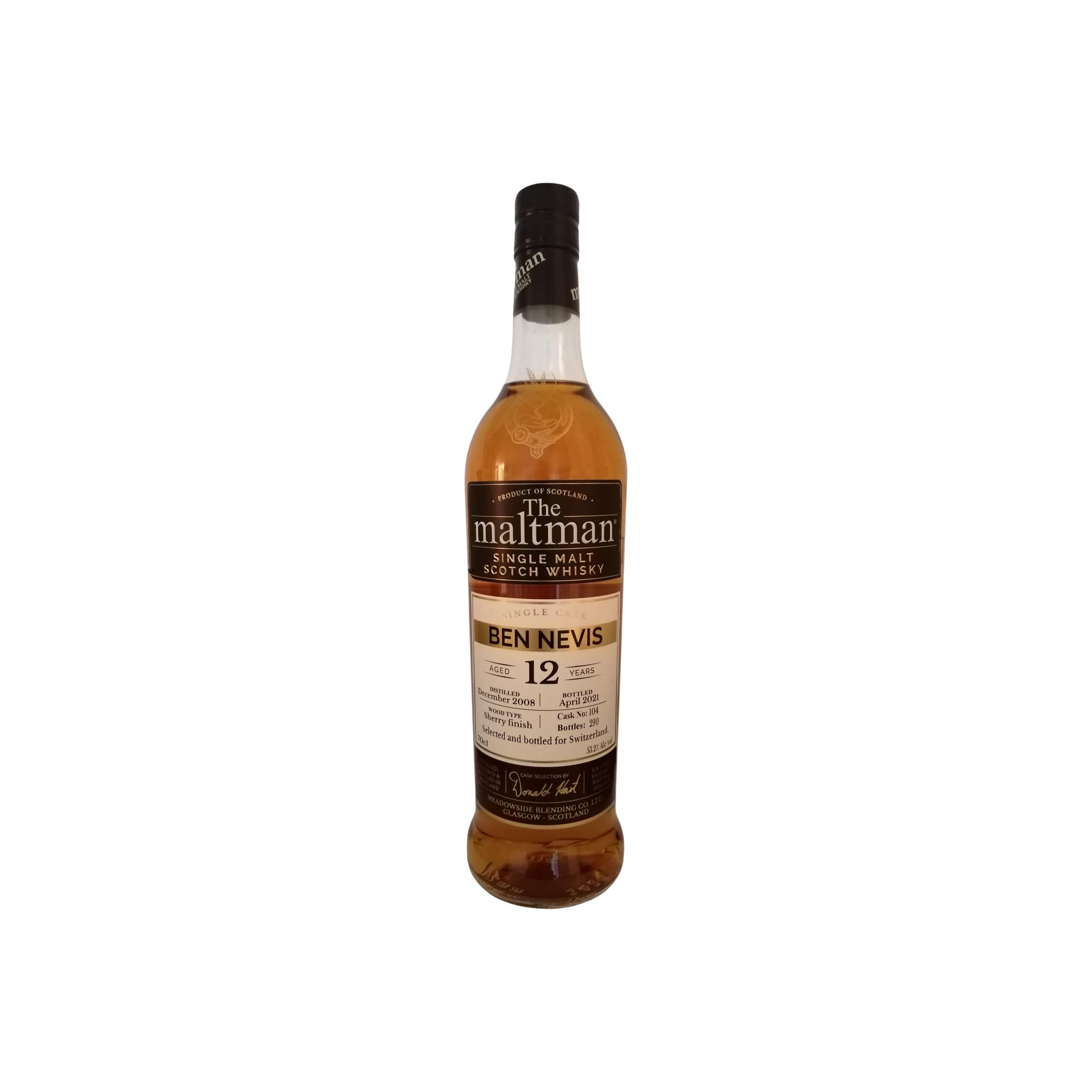 Ben Nevis 2008 12 Years Single Malt Whisky