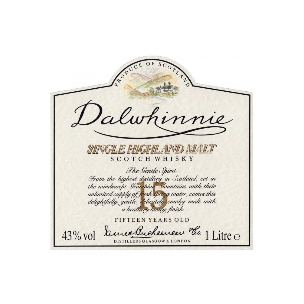Dalwhinnie 15 Years Single Malt Whisky 2