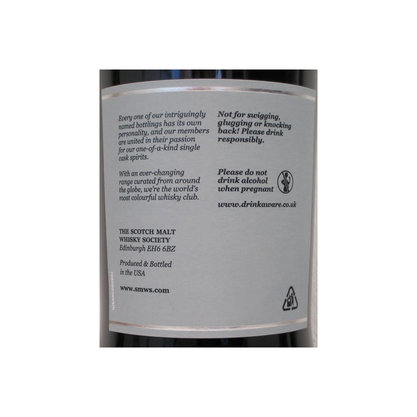American Rye Whiskey 2015 SMWS RW3.2 3