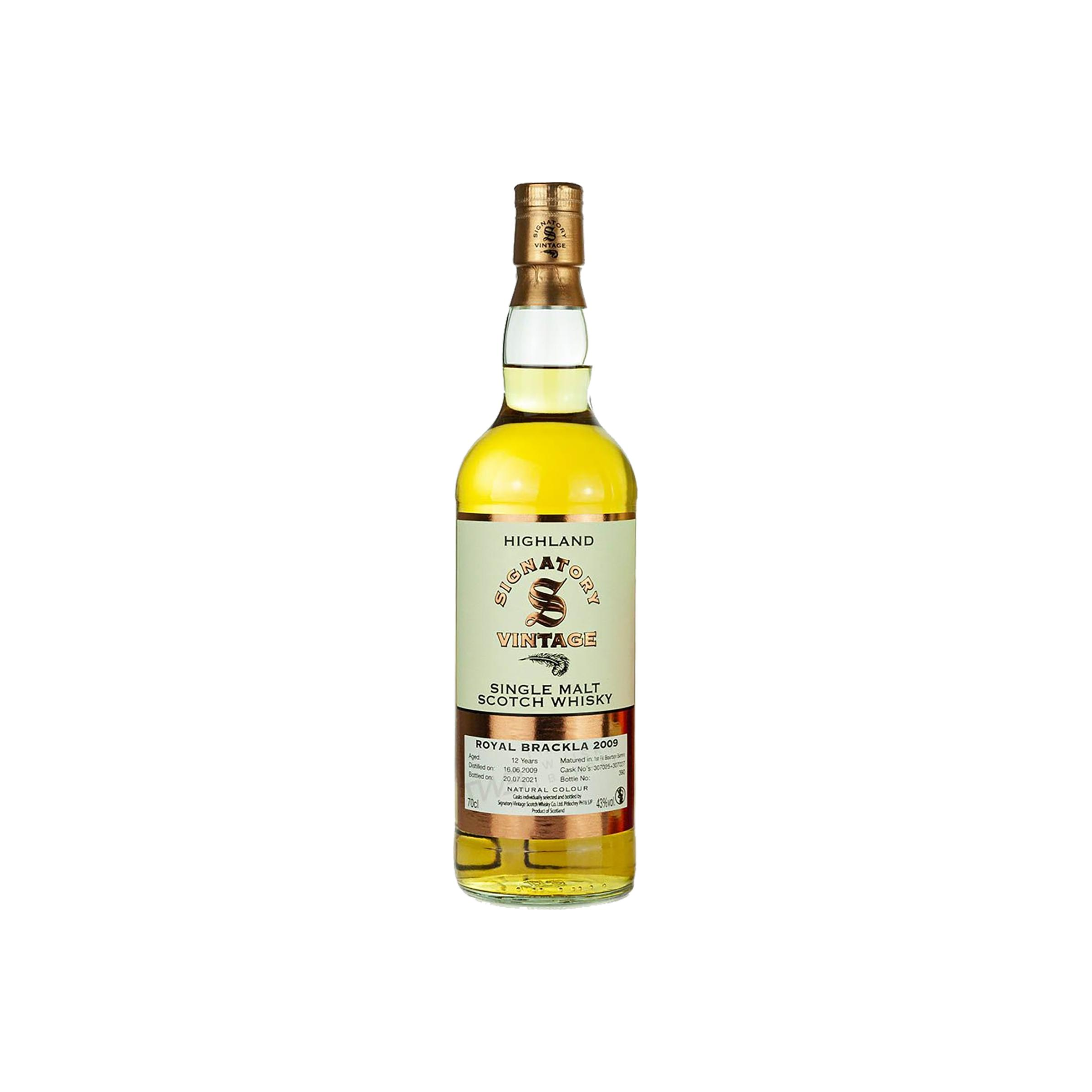 Royal Brackla Vintage Collection 2009 12 Years Single Malt Whisky