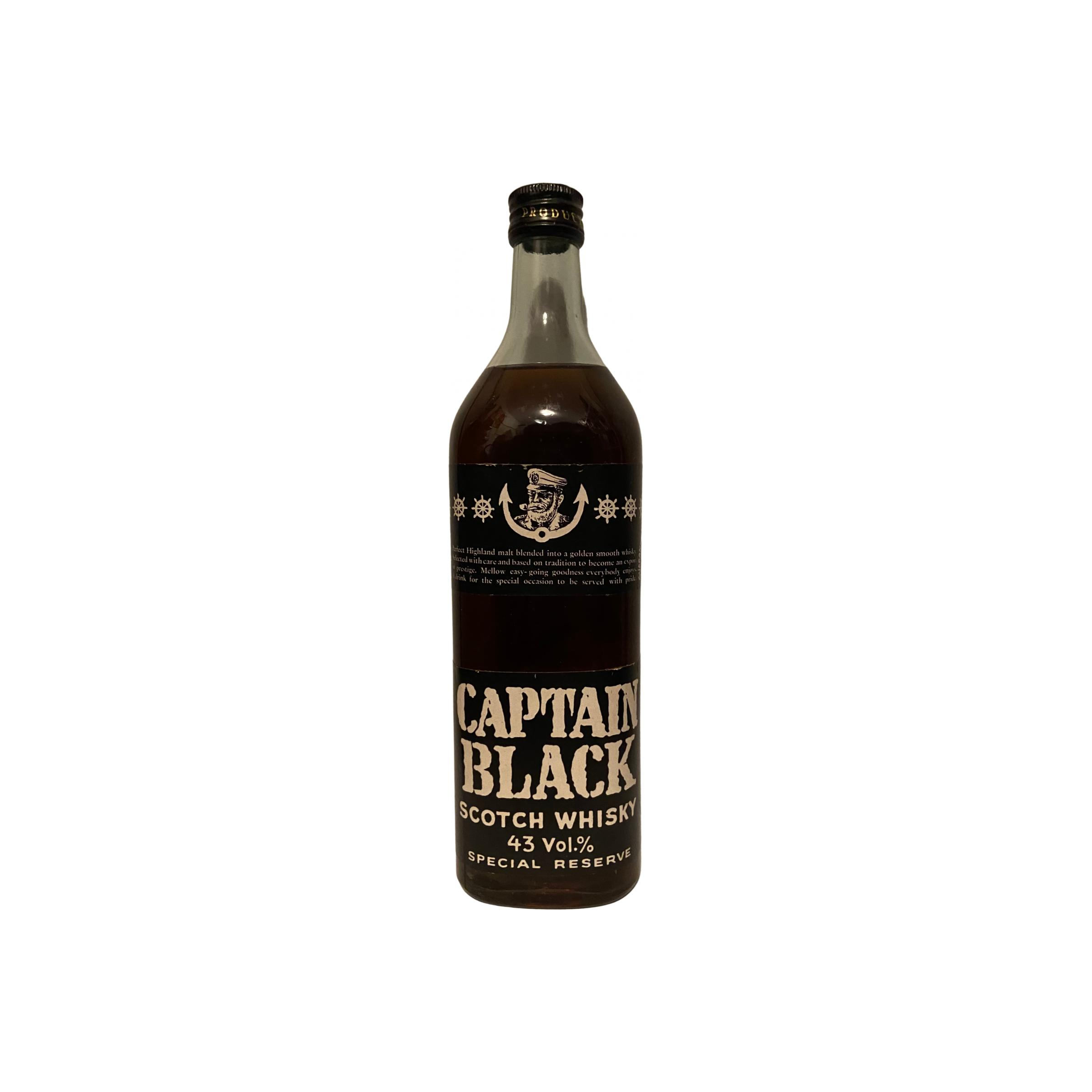 Captain Black Scotch Whisky