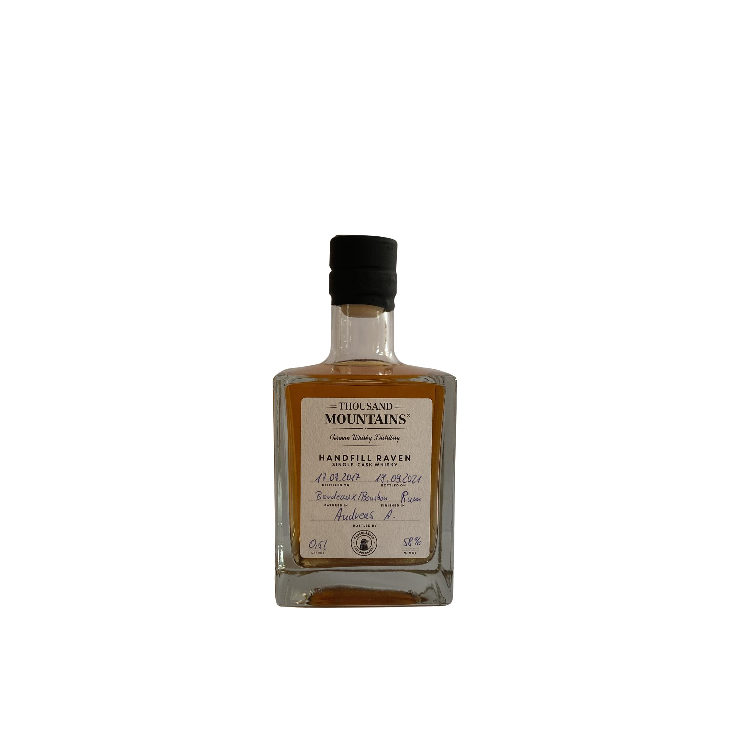 Thousand Mountains 2017 4 Years Single Malt Whisky