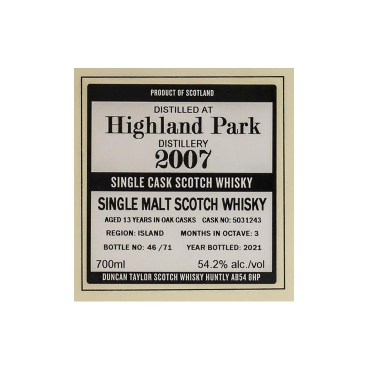 Highland Park The Octave 2007 13 Years Single Malt Whisky 2