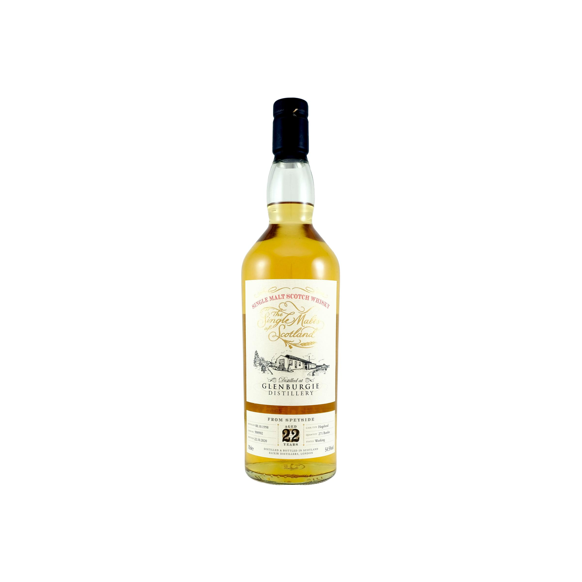 Glenburgie The Single Malts of Scotland 1998 22 Years Single Malt Whisky