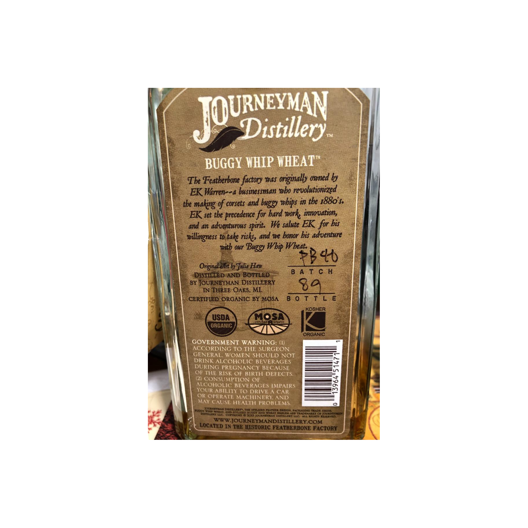 Journeyman Distillery Buggy Whip Wheat 2