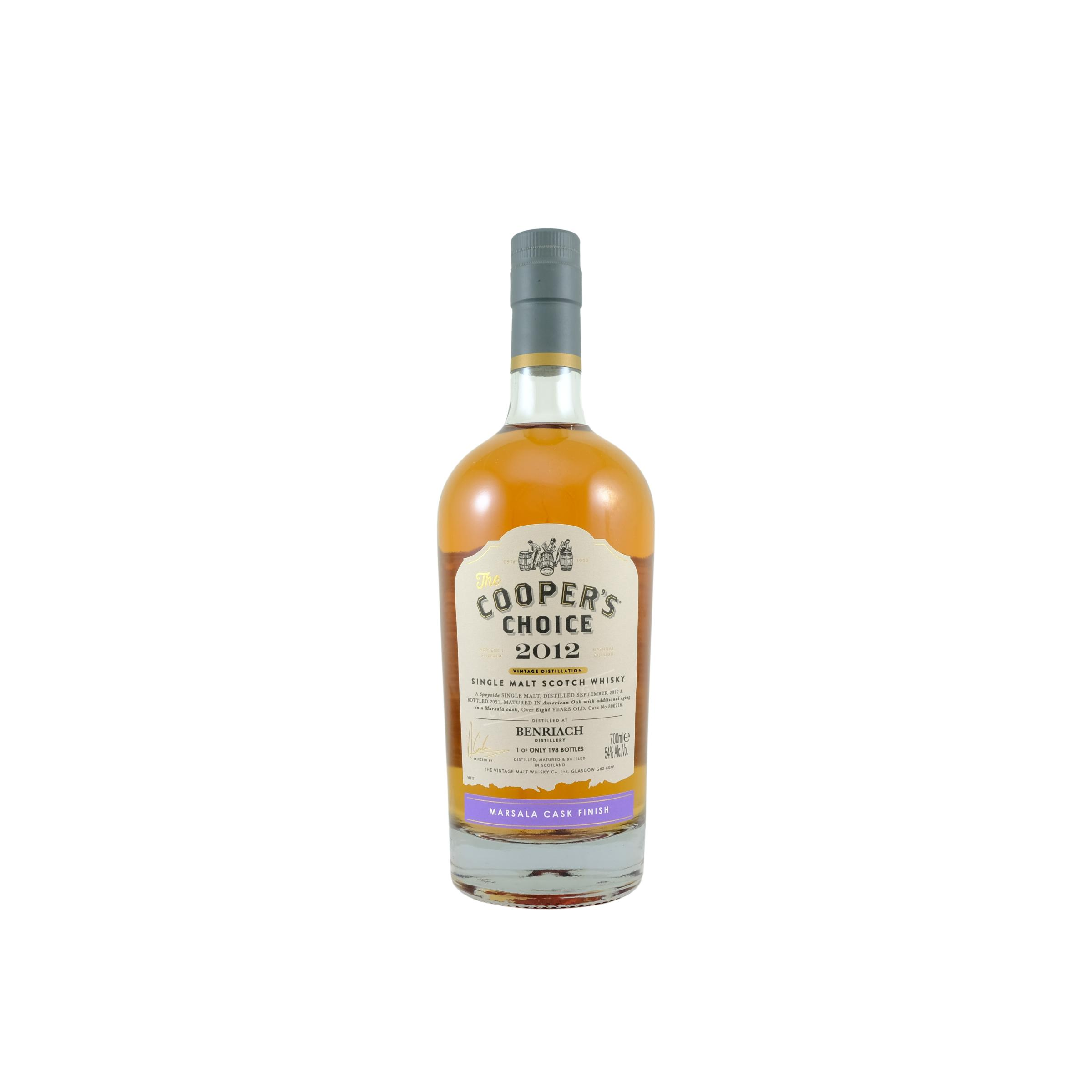 BenRiach The Cooper's Choice 2012 8 Years Single Malt Whisky