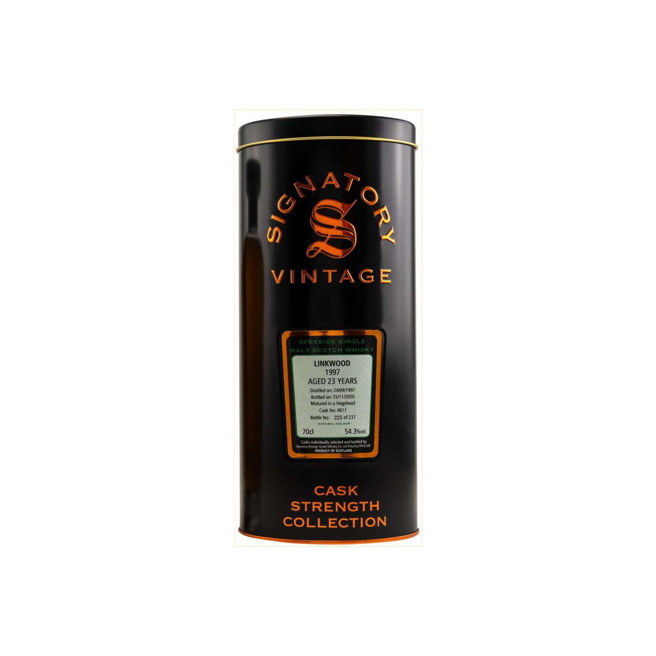 Linkwood Cask Strength Collection 1997 23 Years Single Malt Whisky 2