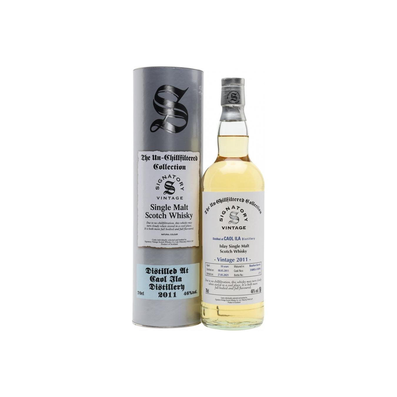 Caol Ila The Un-Chillfiltered Collection 2011 10 Years Single Malt Whisky