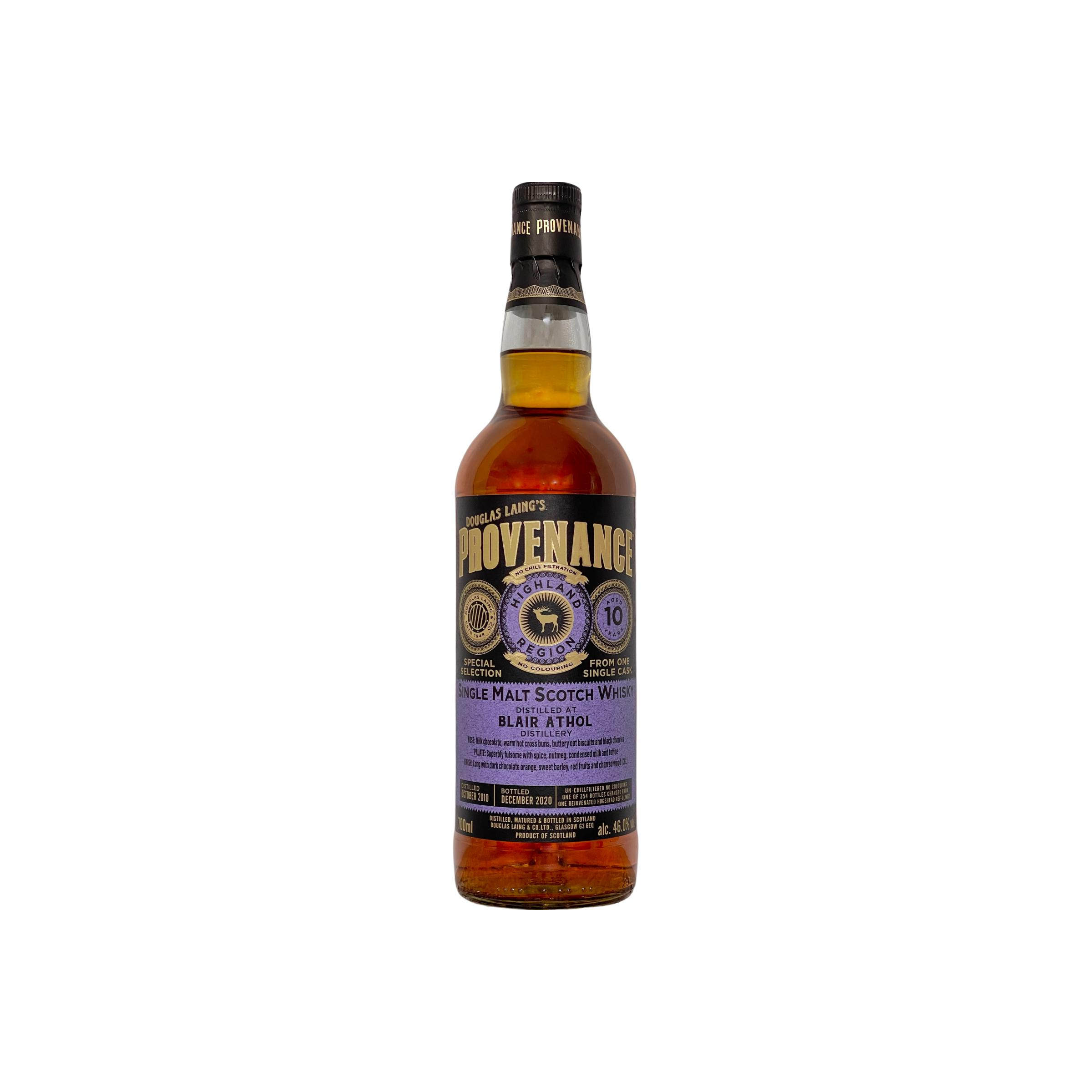 Blair Athol 2010 10 Years Single Malt Whisky