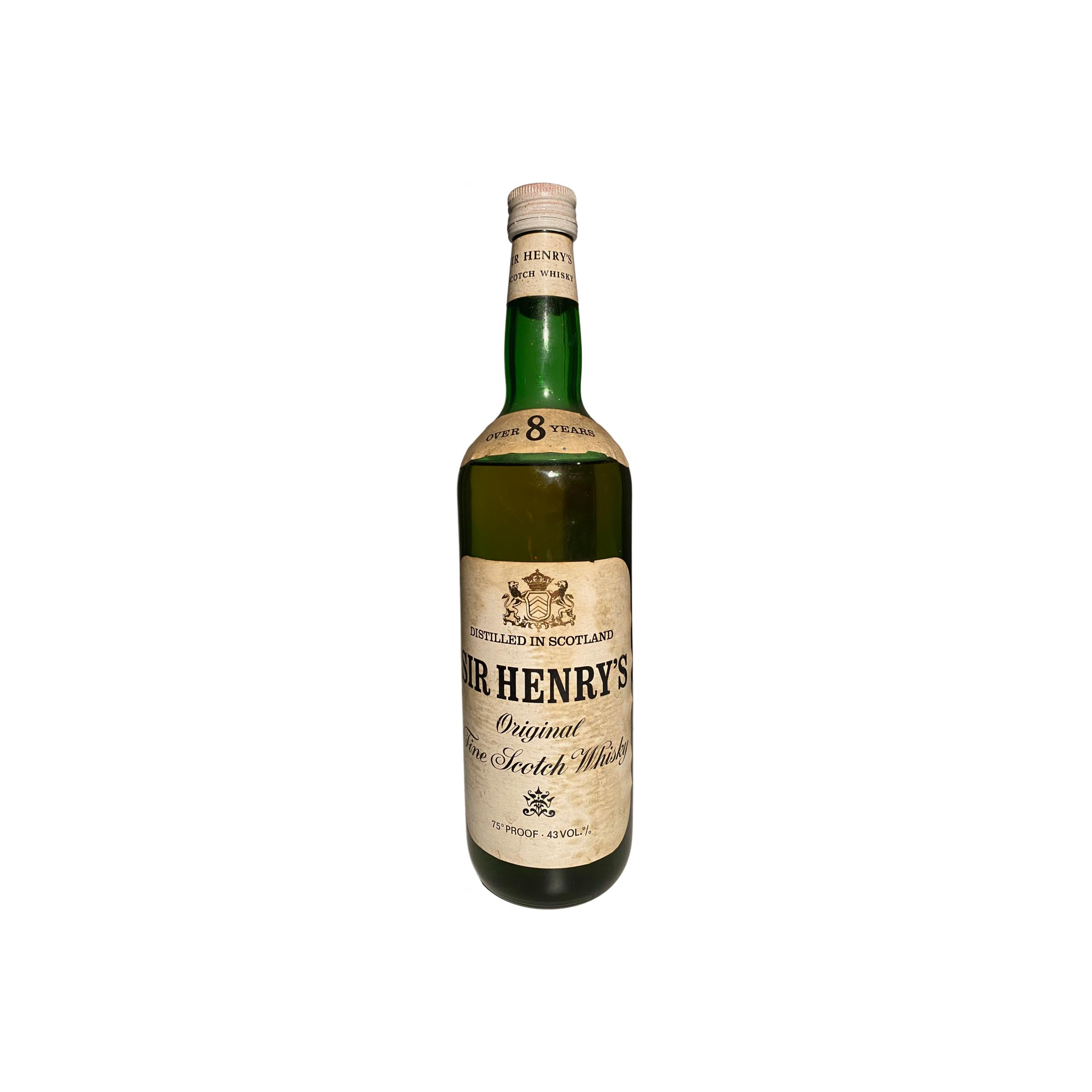 Sir Henry's 08-year-old