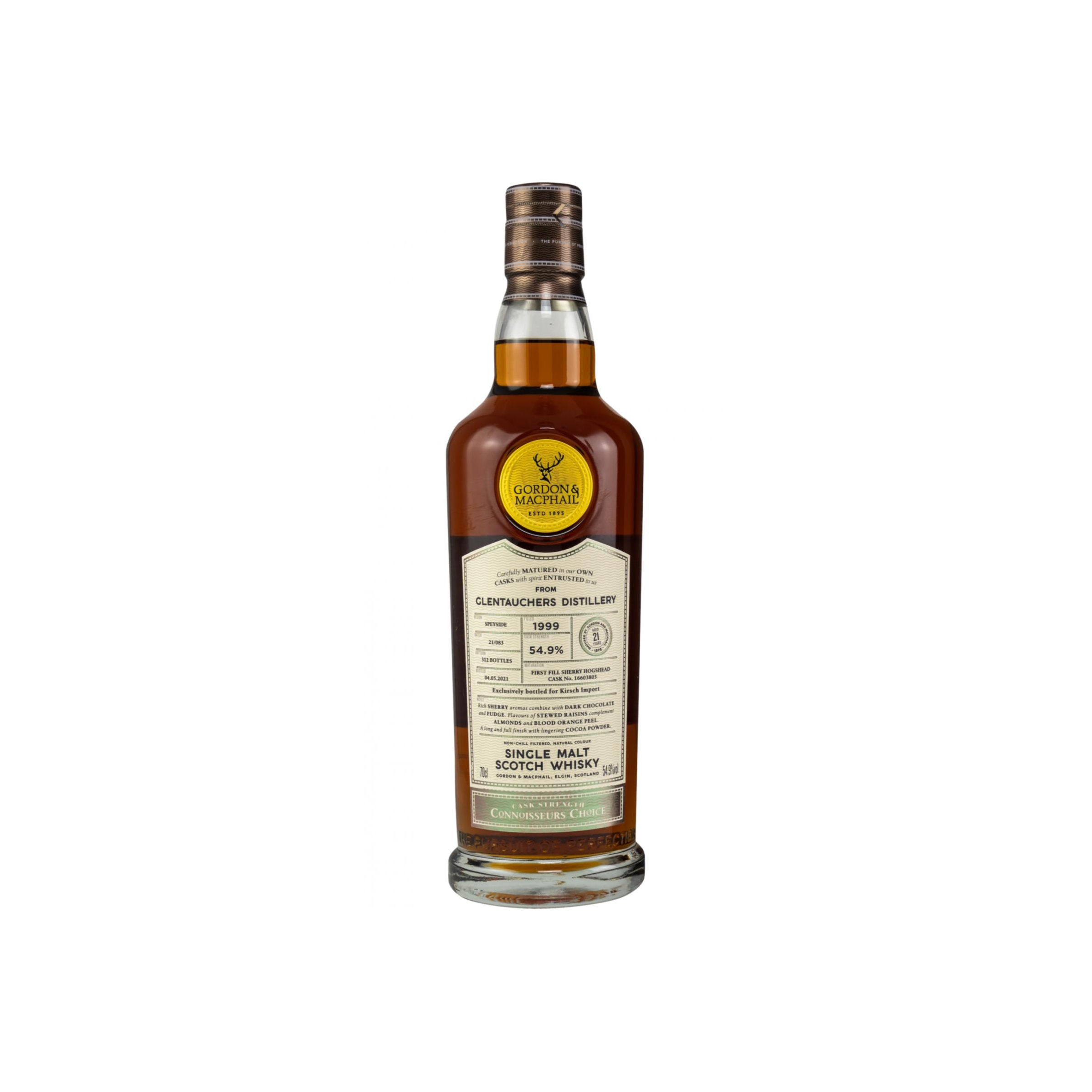 Glentauchers Connoisseurs Choice - Cask Strength 1999 21 Years Single Malt Whisky