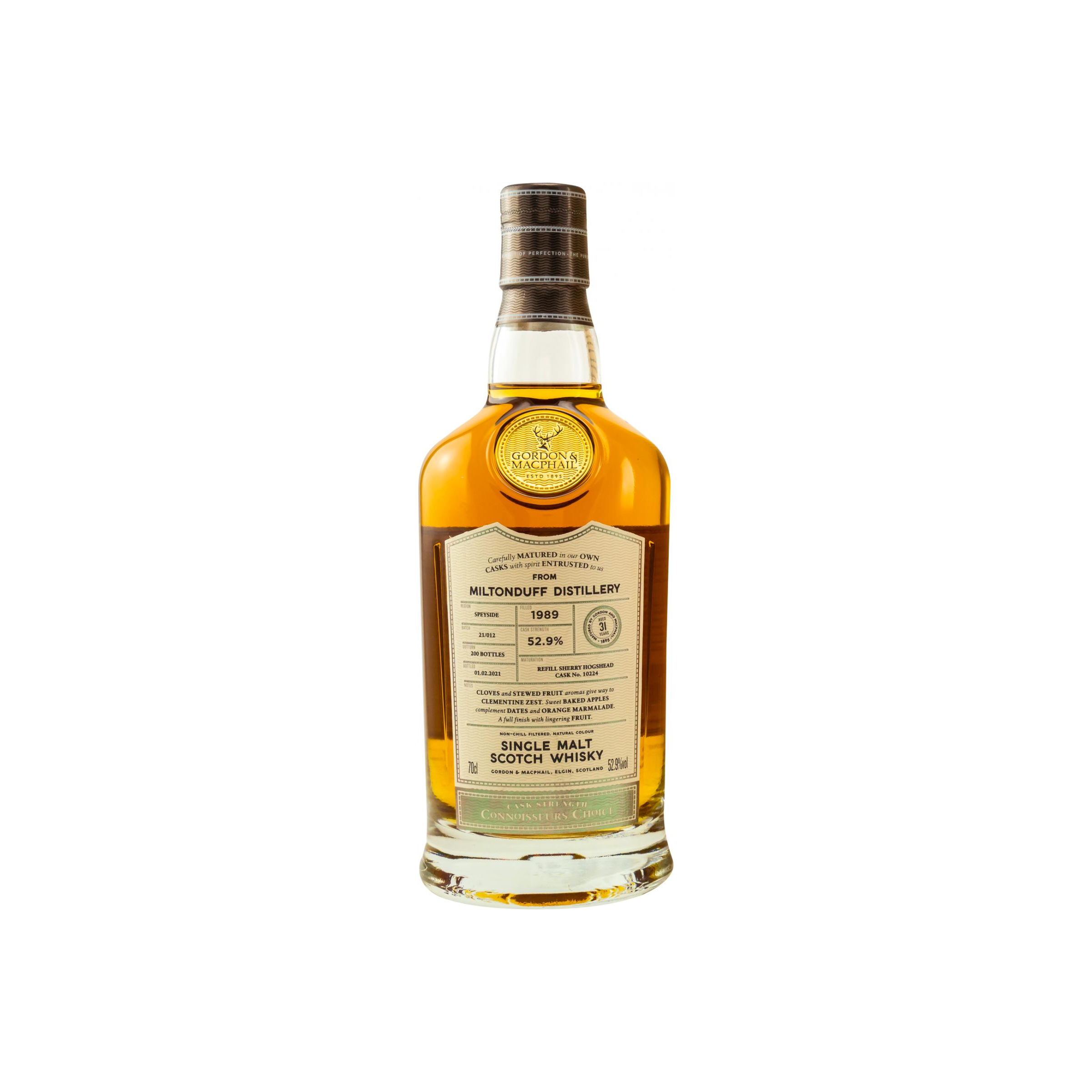 Miltonduff Connoisseurs Choice - Cask Strength 1989 31 Years Single Malt Whisky