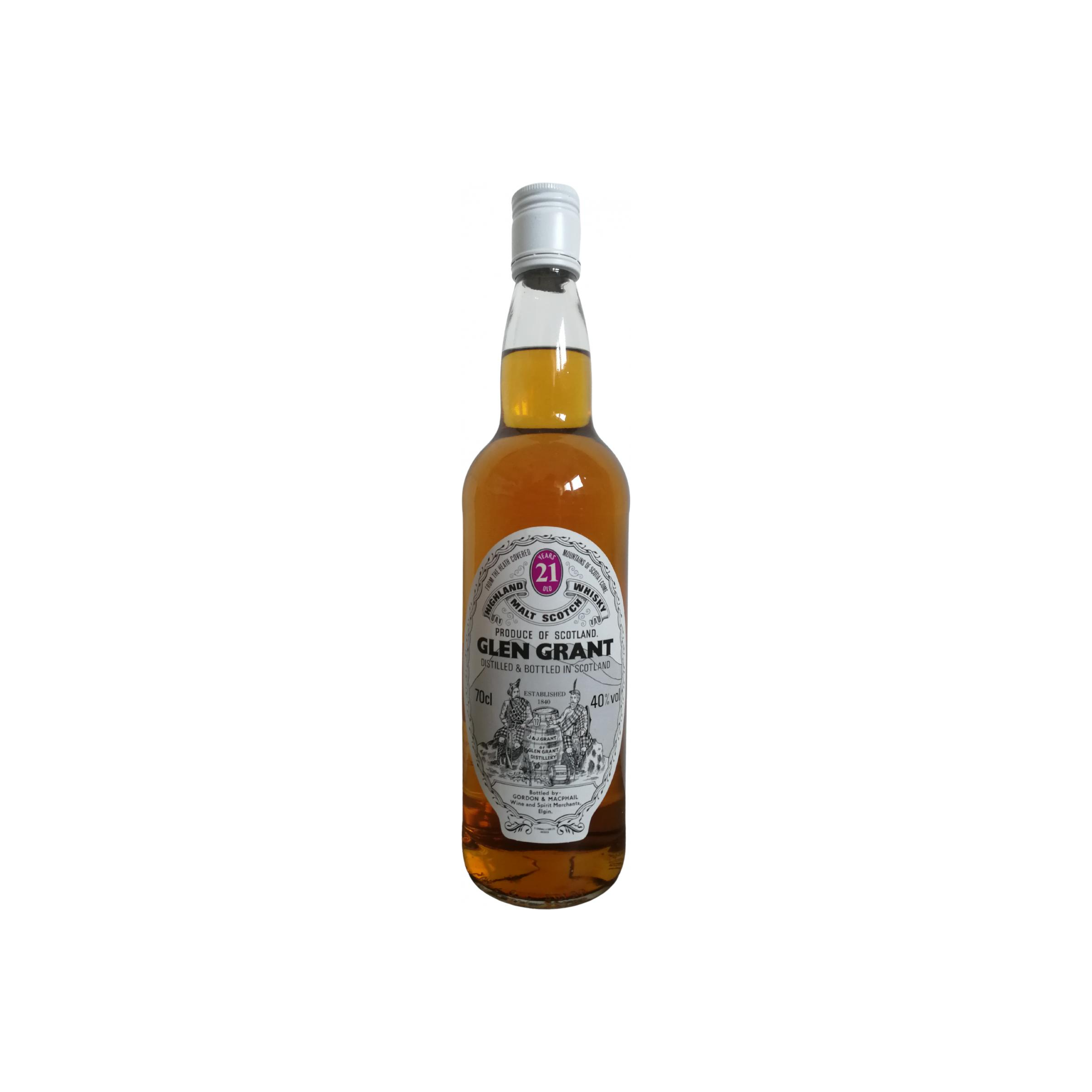 Glen Grant Licensed Bottling 21 Years Single Malt Whisky