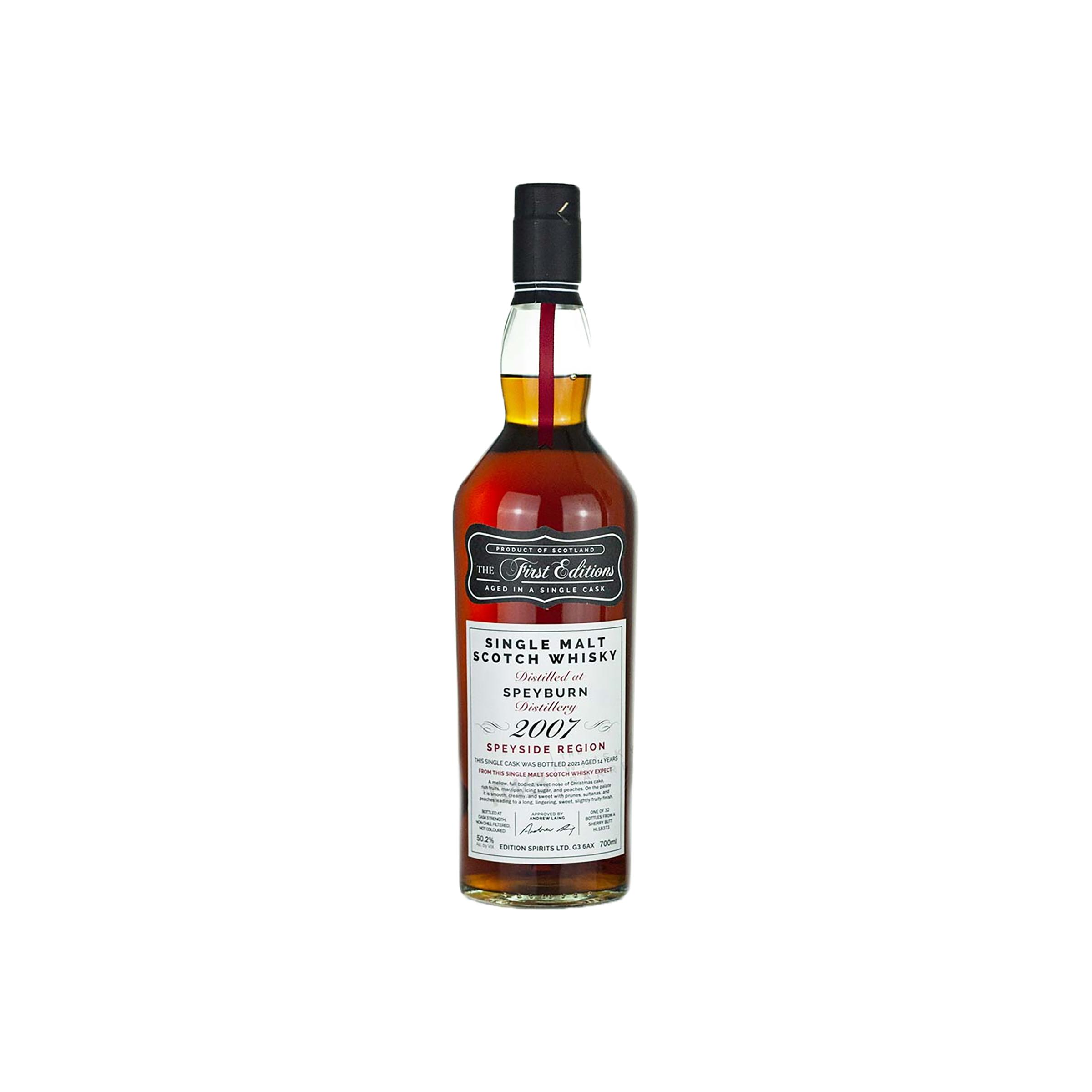 Speyburn The First Editions 2007 14 Years Single Malt Whisky