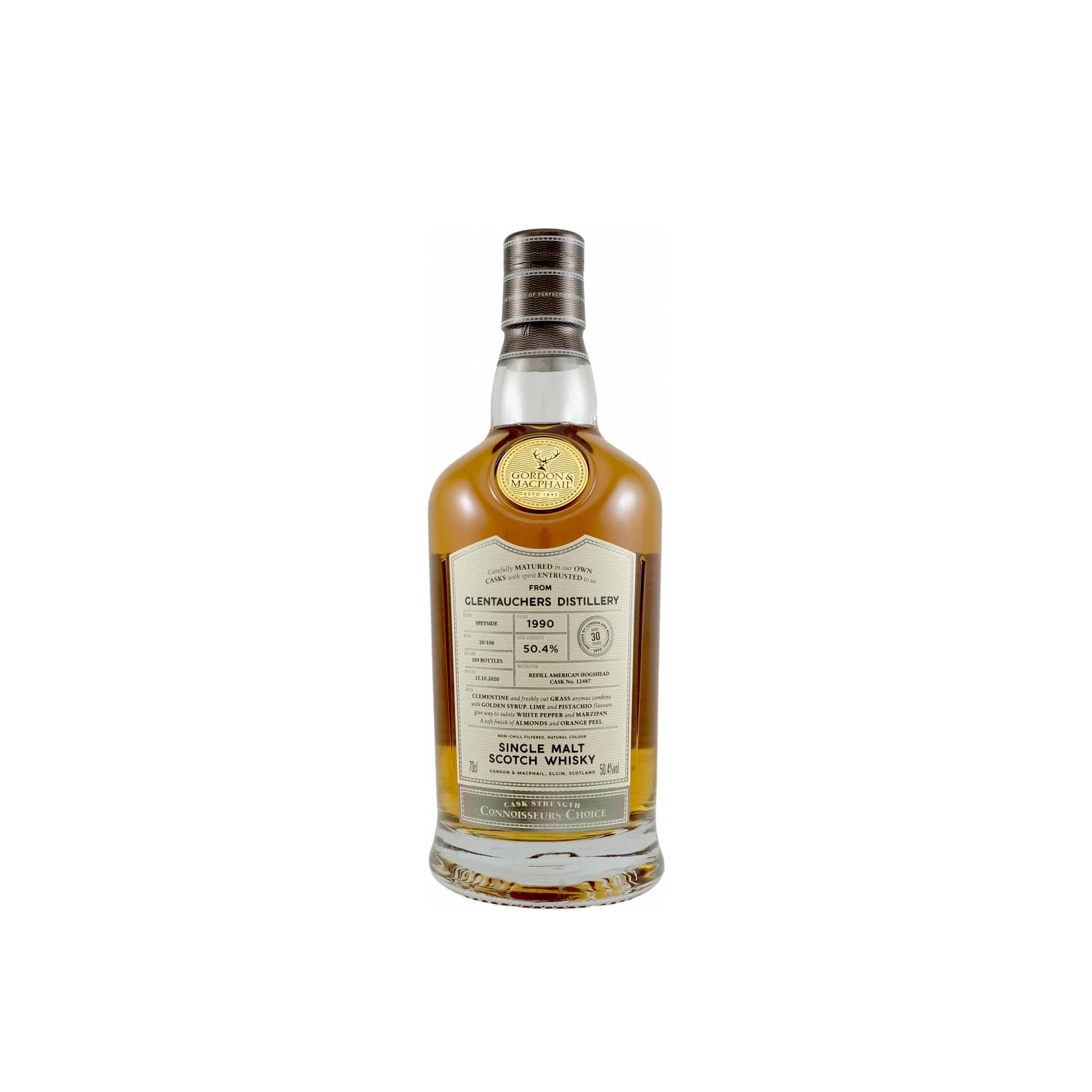 Glentauchers Connoisseurs Choice - Cask Strength 1990 30 Years Single Malt Whisky