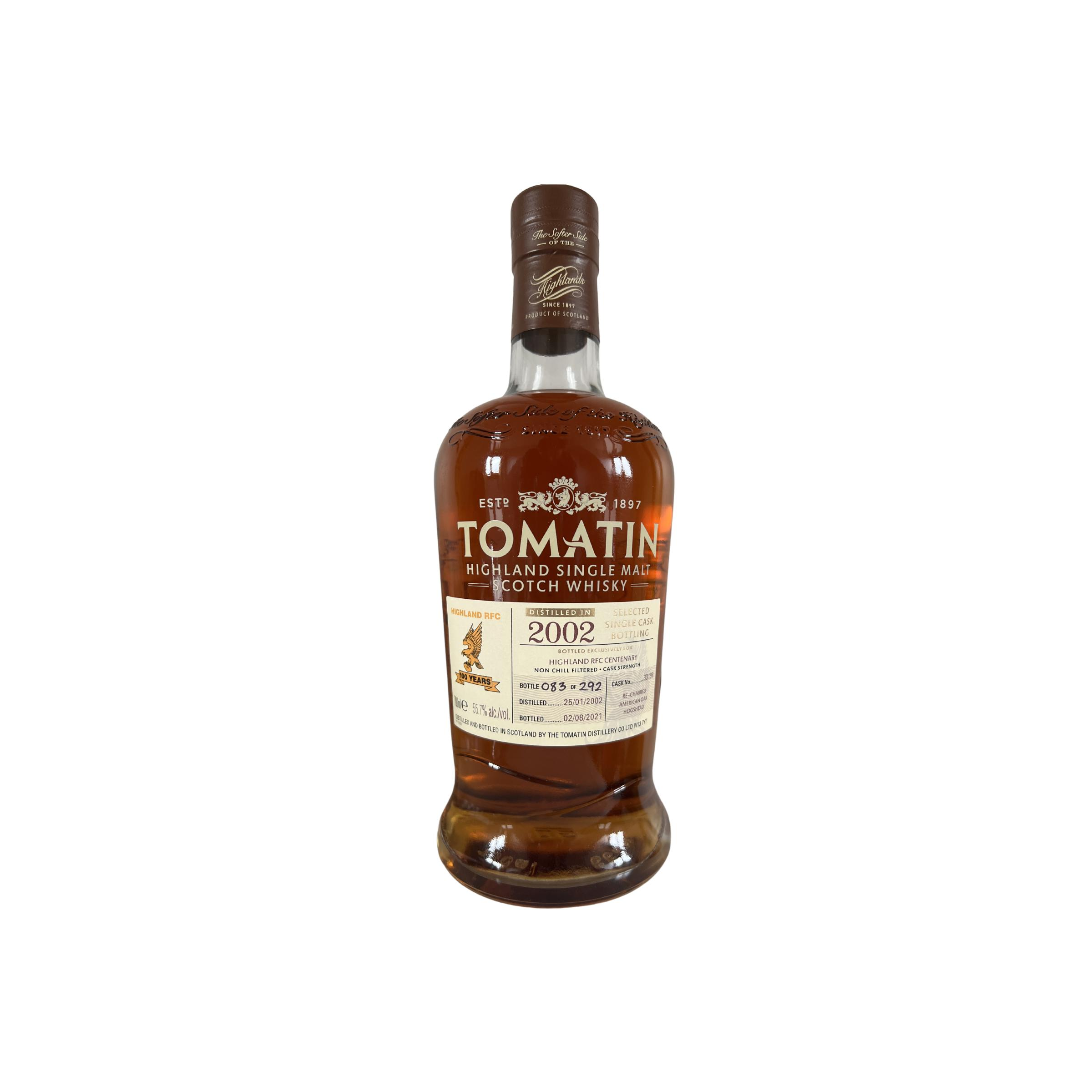 Tomatin Single Cask 2002 Single Malt Whisky
