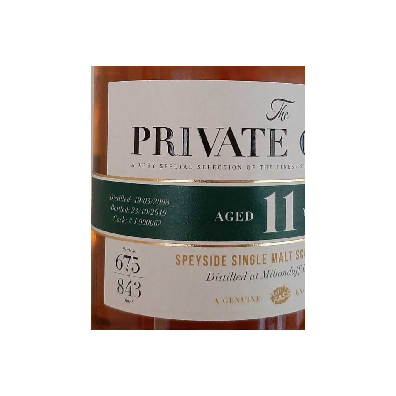 Miltonduff 2008 11 Years Single Malt Whisky 2
