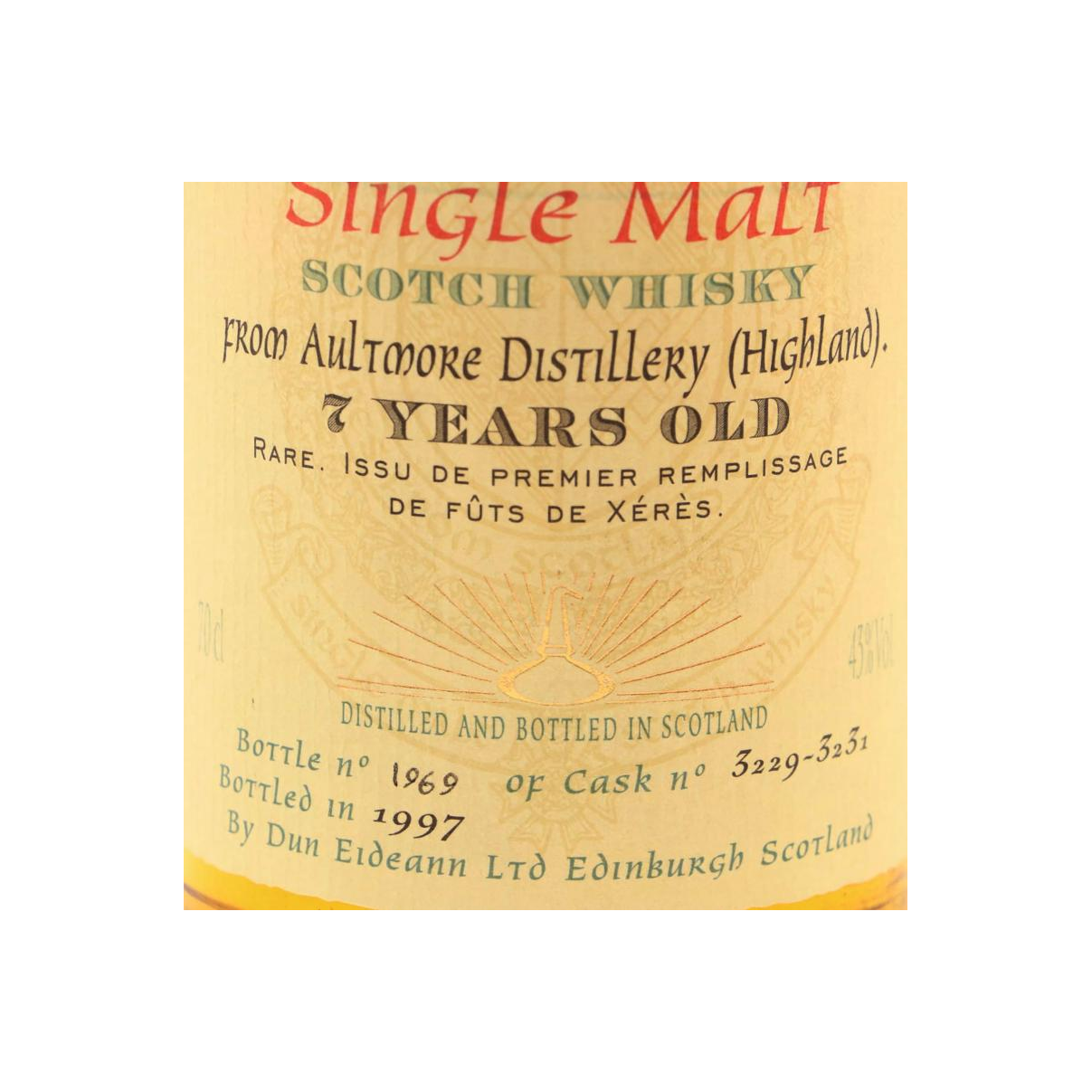 Aultmore 1990 7 Years Single Malt Whisky 3