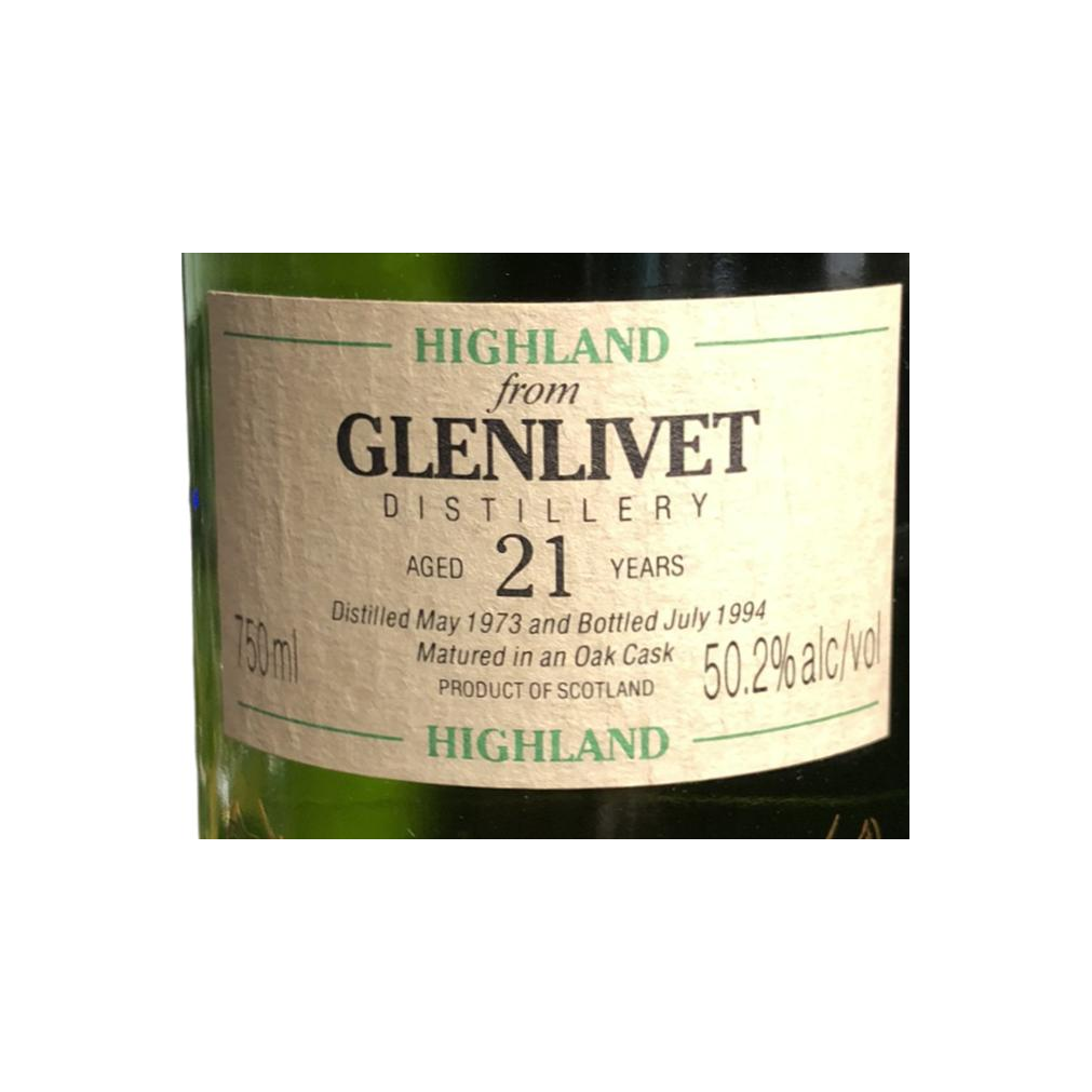 The Glenlivet Authentic Collection 1973 21 Years Single Malt Whisky