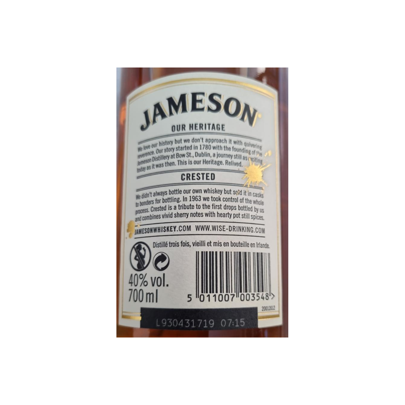 Jameson Blended Whisky 2