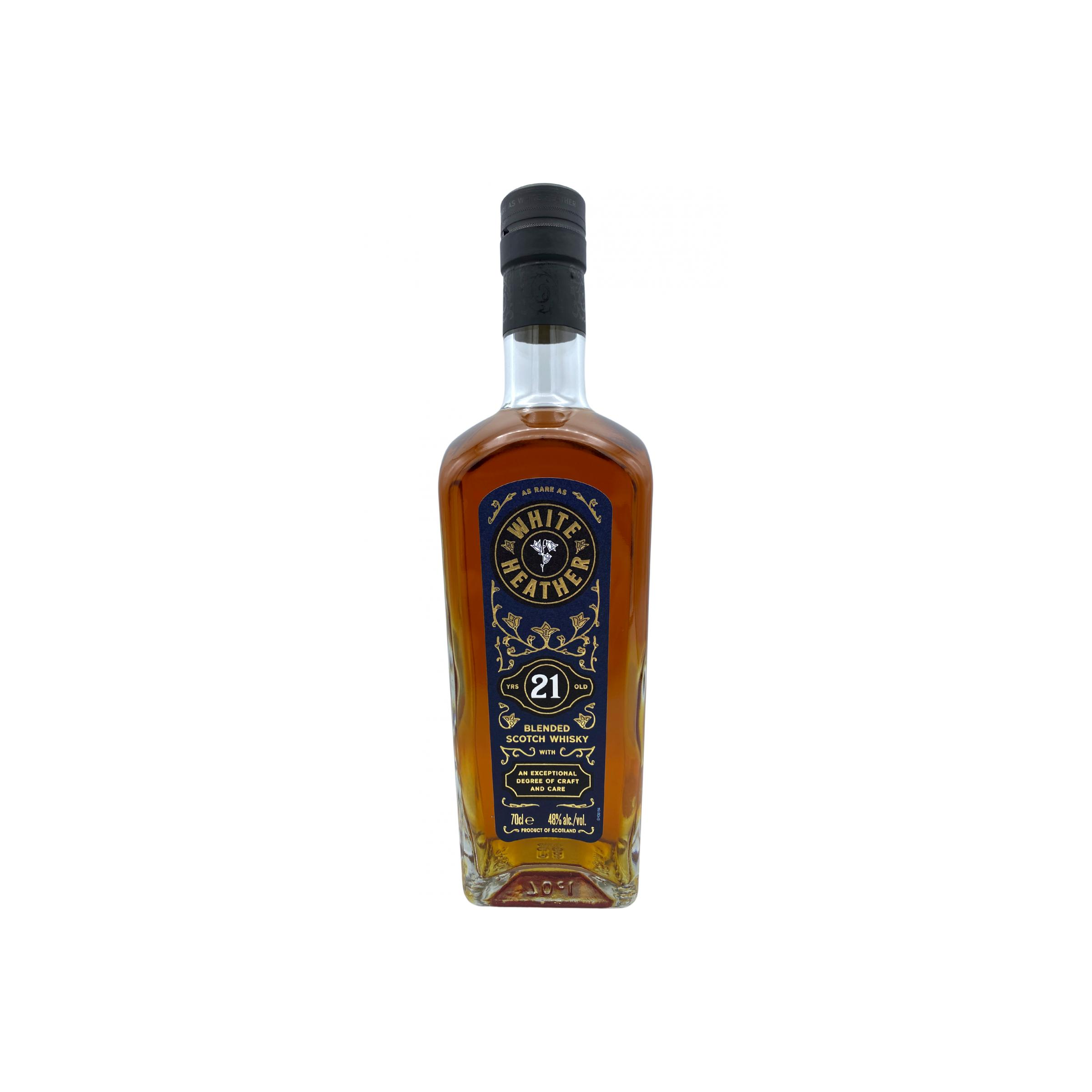 White Heather Blended Scotch Whisky 21 Years Blended Whisky